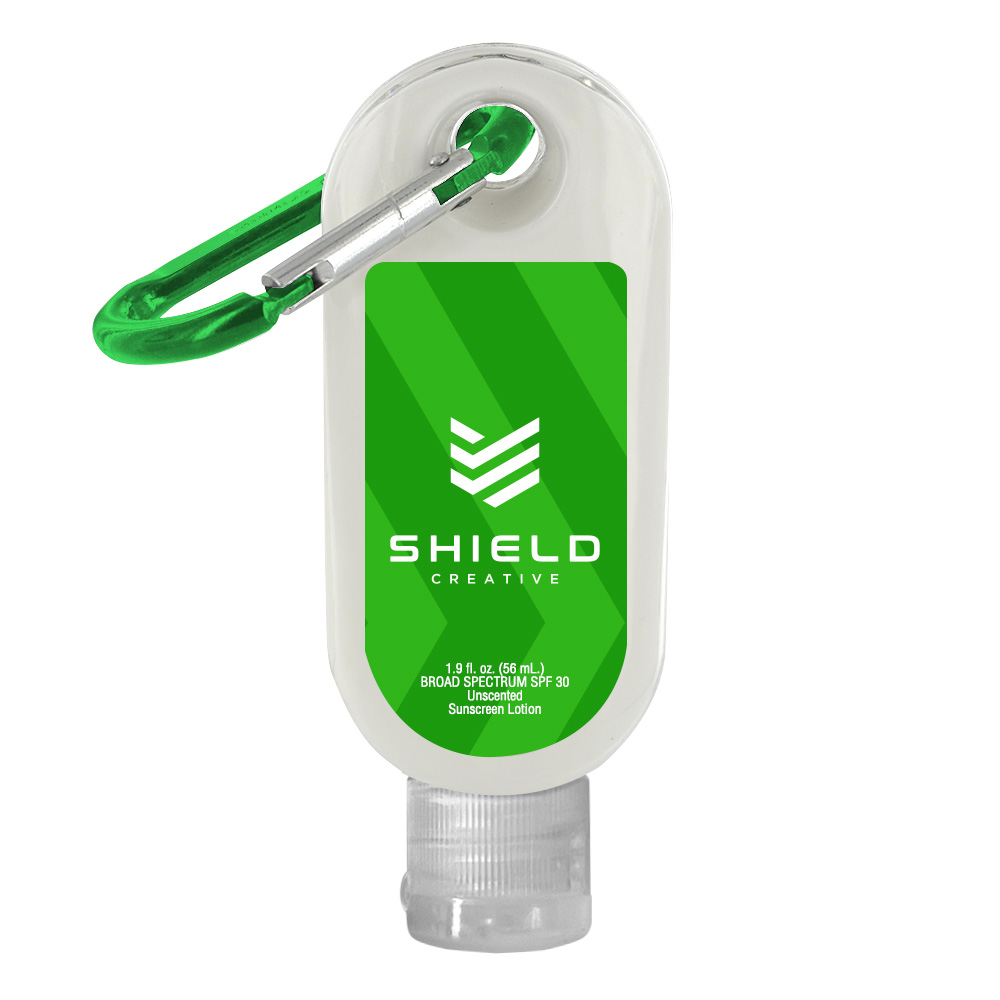 1.9 oz. SPF 30 Sunscreen with Carabiner Hook 3