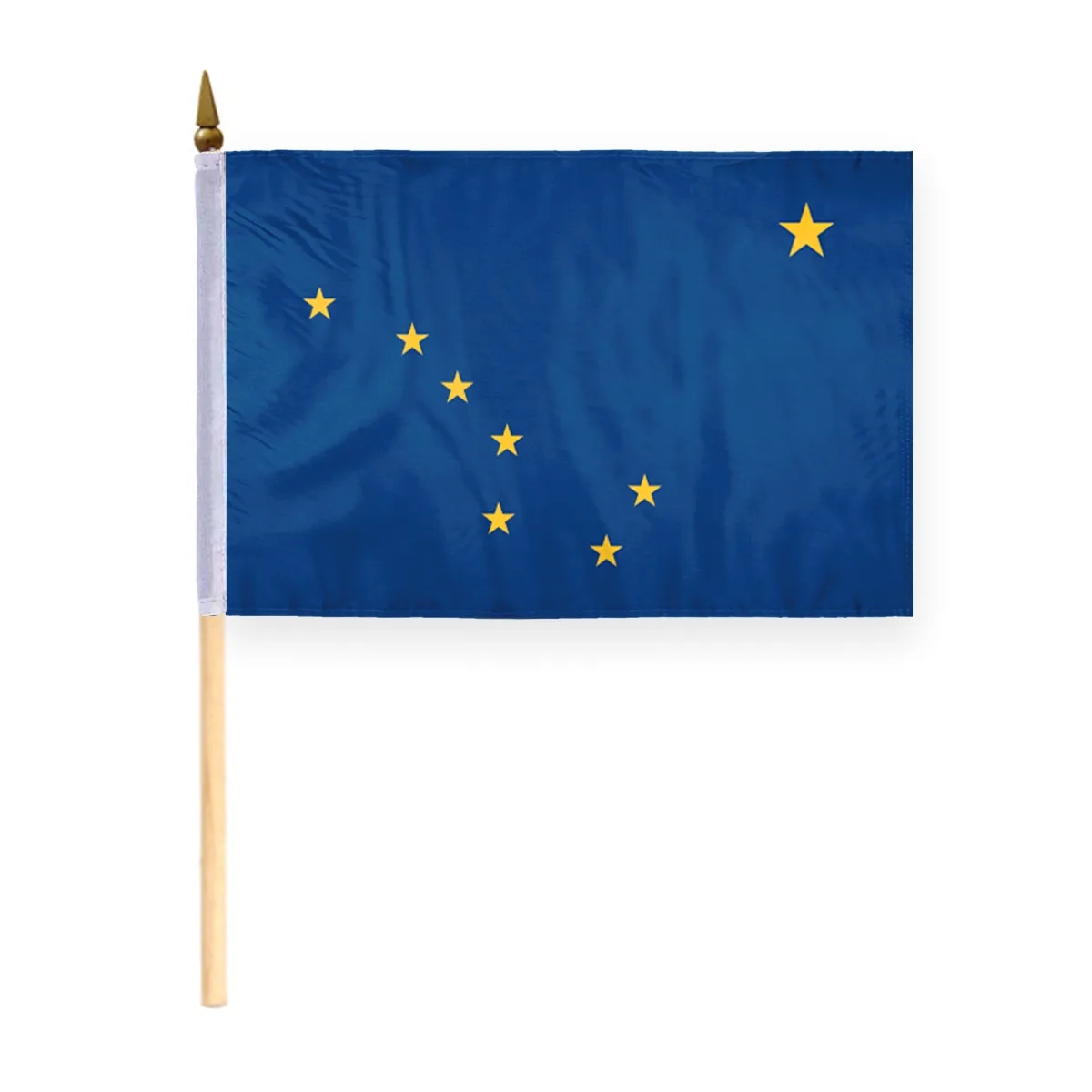 4"x6" & 12"x18'' Alaska ePoly Printed Stick Flags 3
