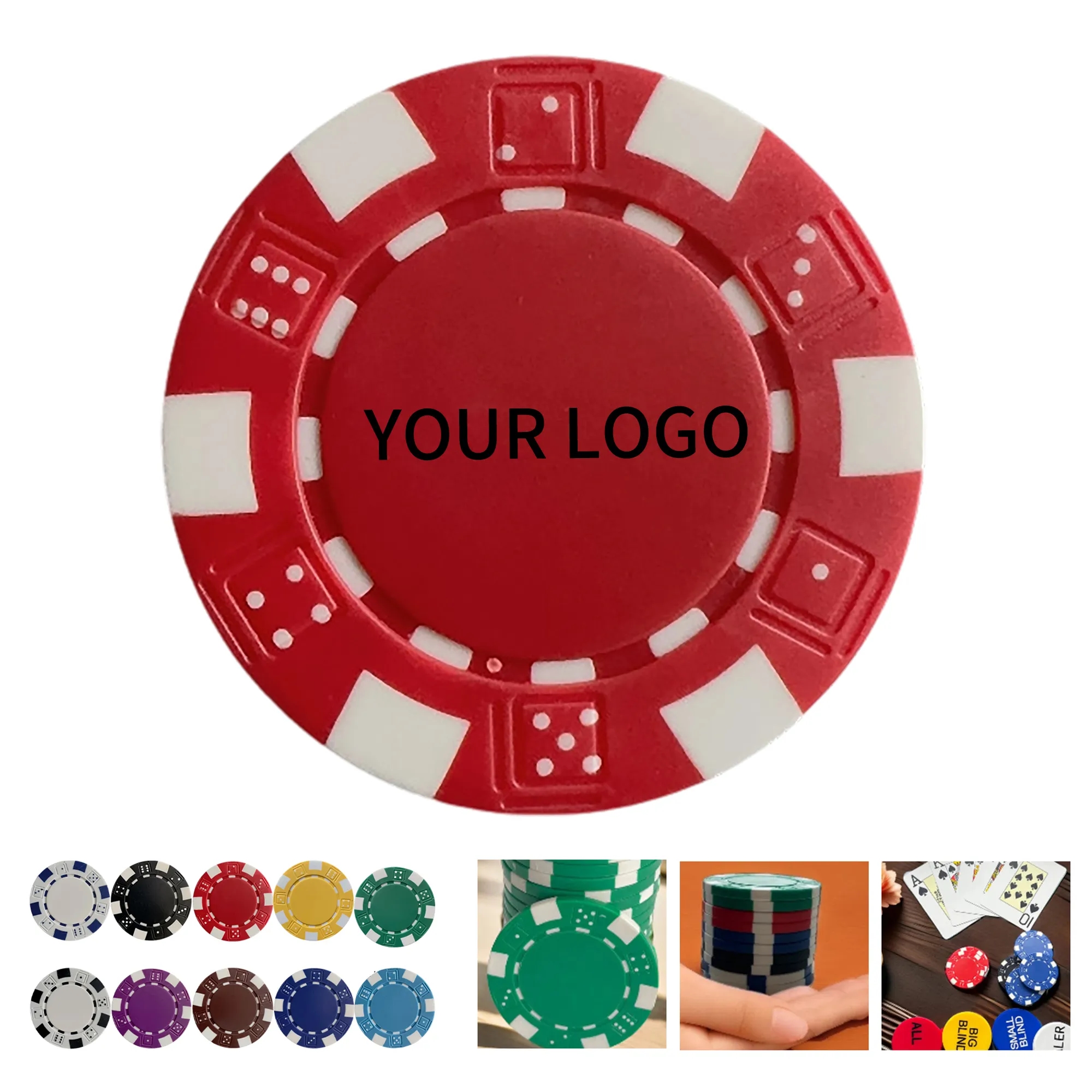 1.6 Inch ABS Poker Chip Strong Compact for Events or Retail 3