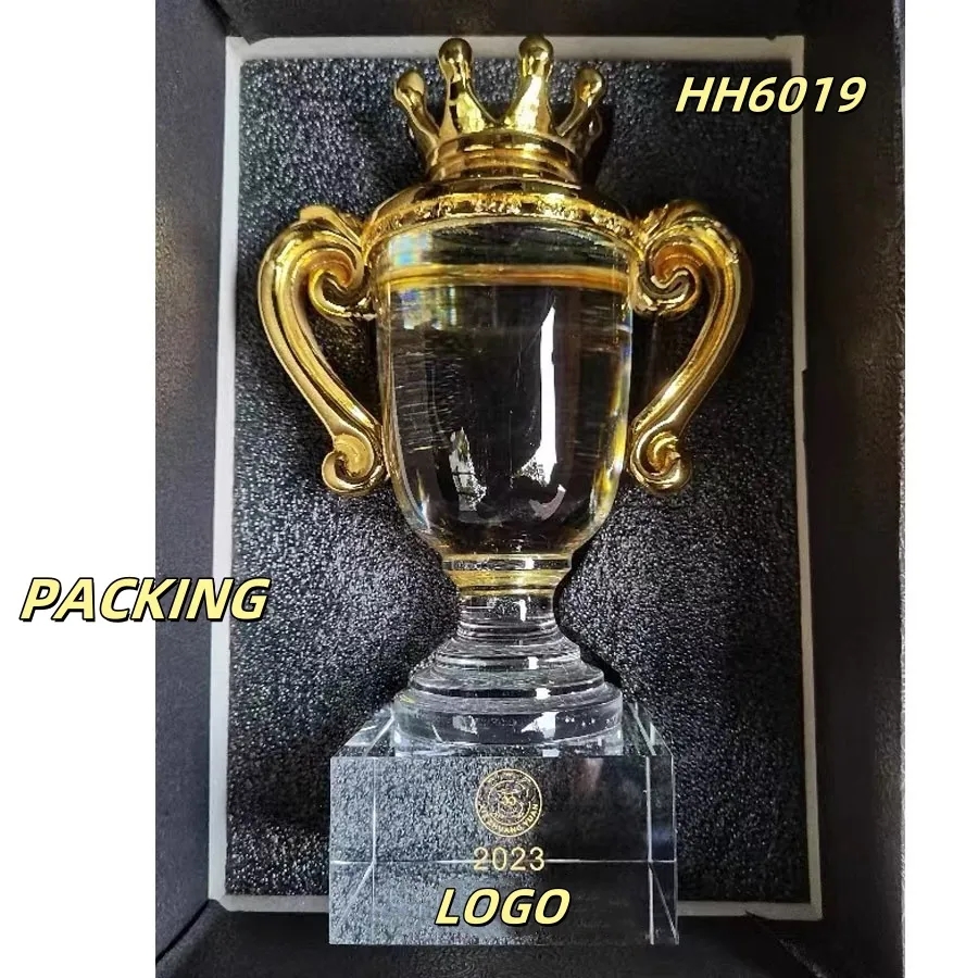 Crown Crystal Cup Trophy Award BULK 3