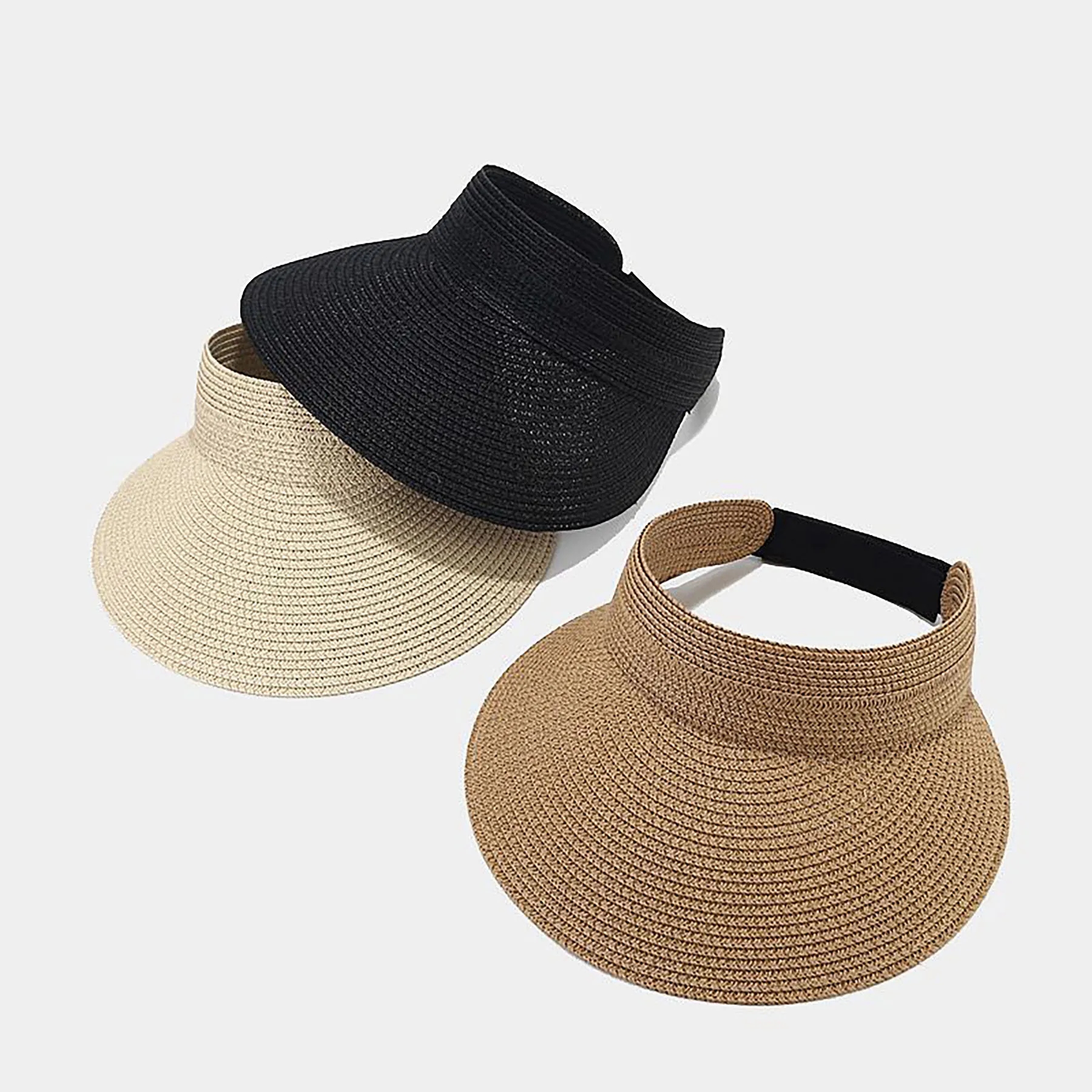 Womens Sun Visor Straw Hat 2