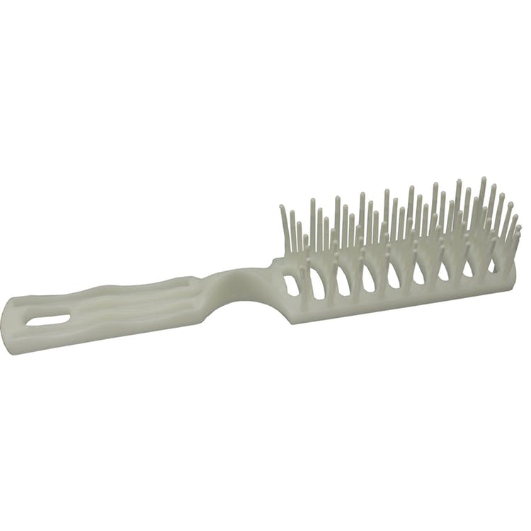 Vented Hairbrushes White - 7.75" 1