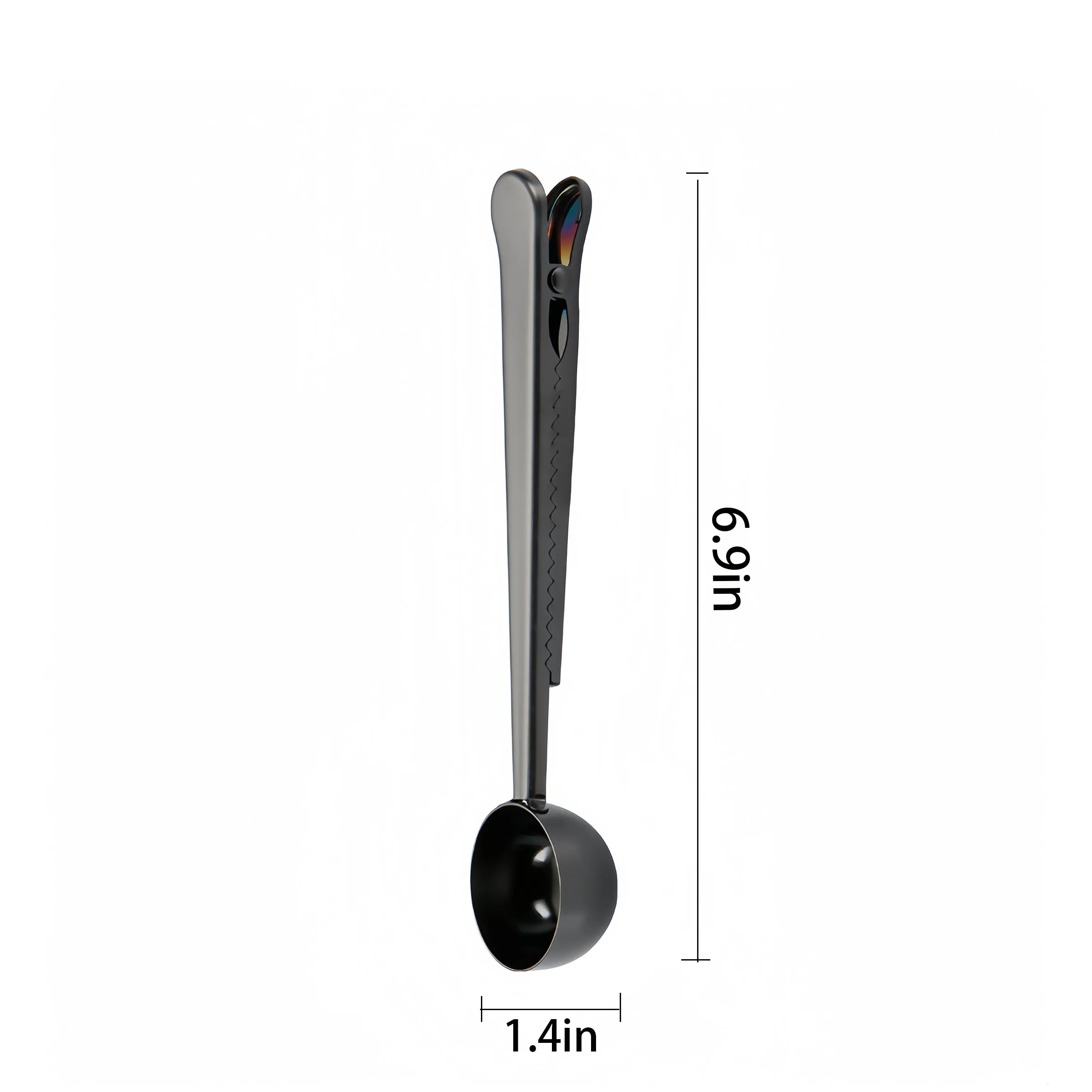 Stainless Steel Coffee Measuring Spoons With Clips, 10 Piece 4