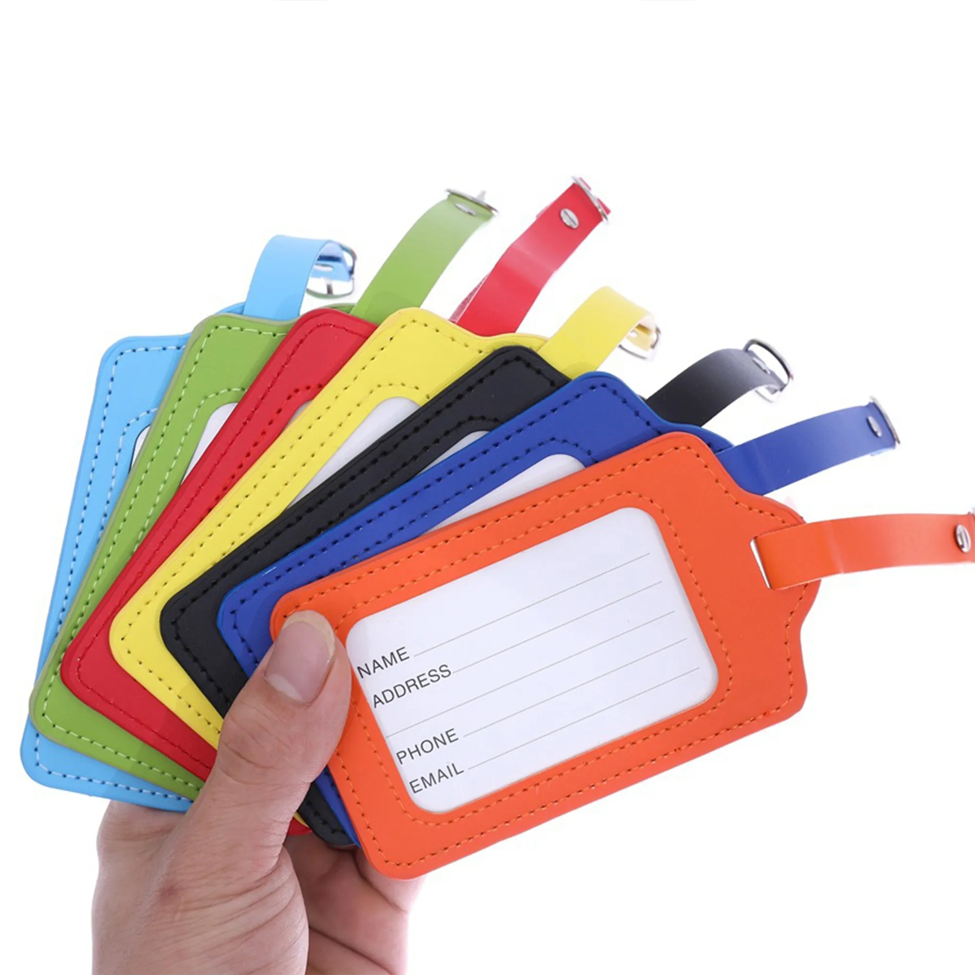 Leather Travel Luggage Tags 13