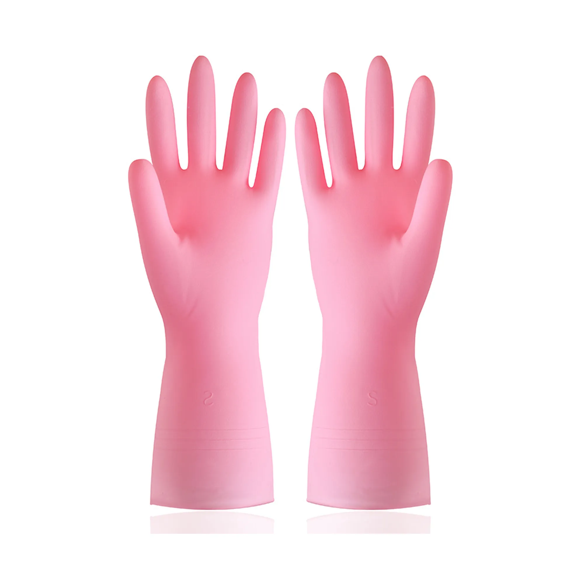 Mixing Color Kitchen Rubber Gloves 7
