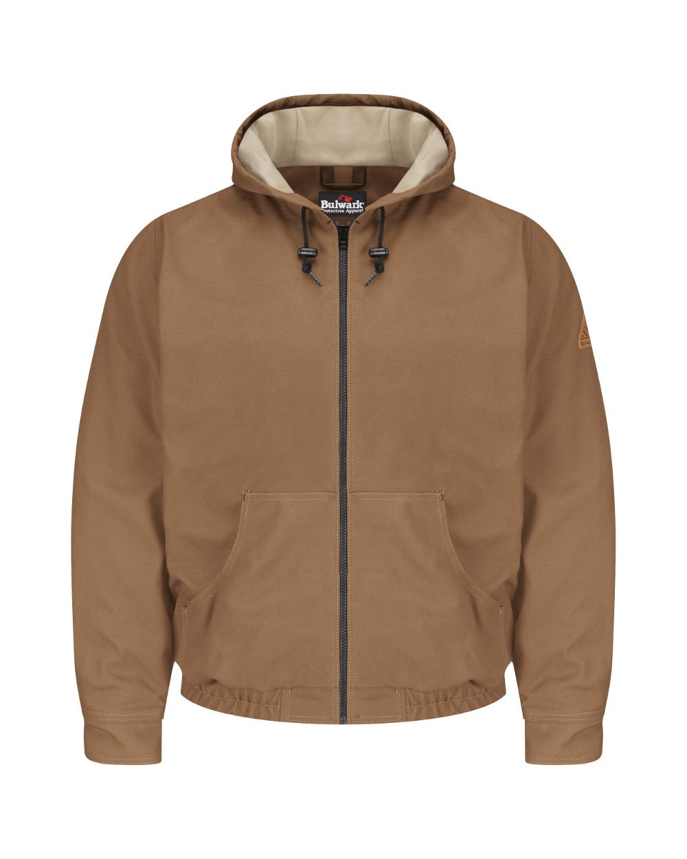 Brown Duck Hooded Jacket EXCEL FR ComforTouch Tall Sizes