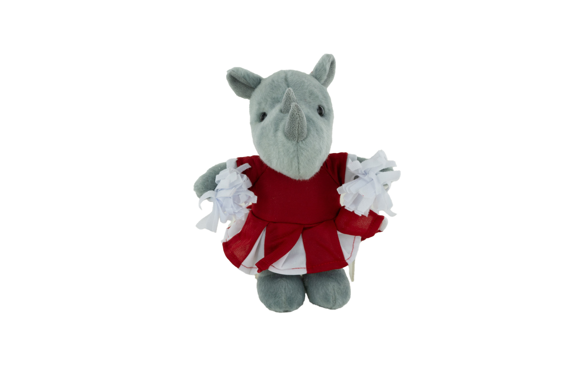 Plush Rhino with Cheerleader Outfit 7