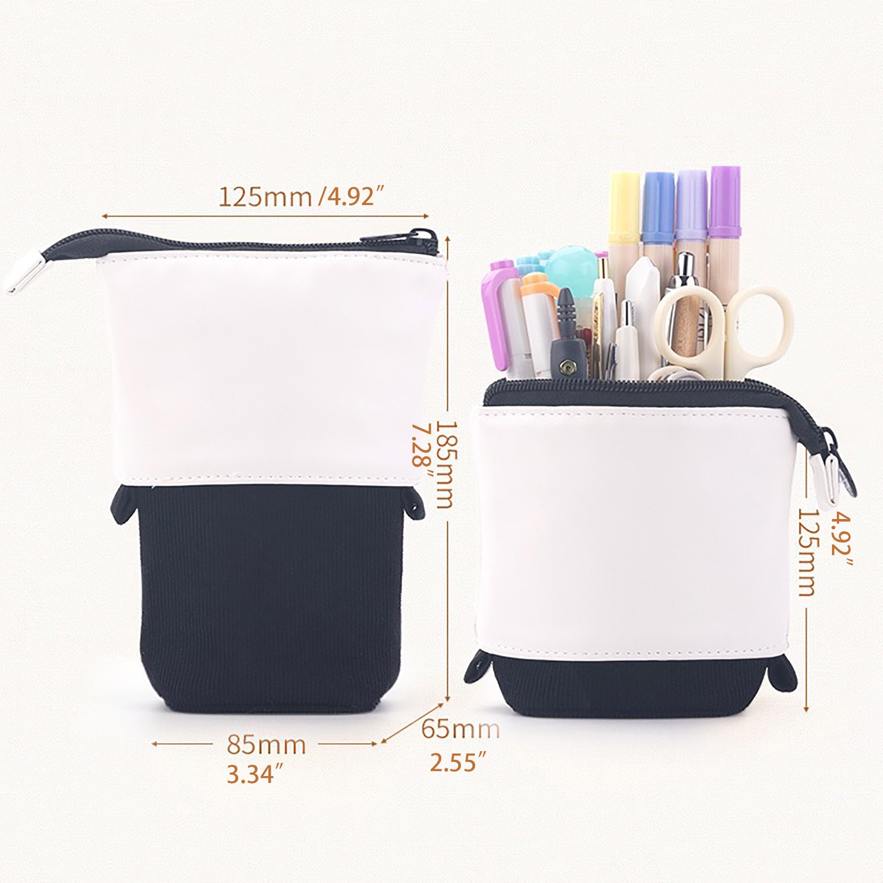 Standing Retractable Pen Pouch 3