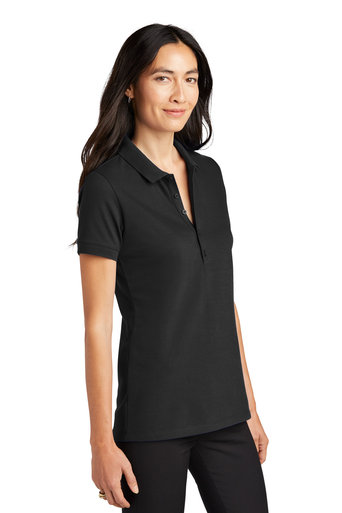 Mercer+Mettle Women's Stretch Heavyweight Pique Polo MM1001 9