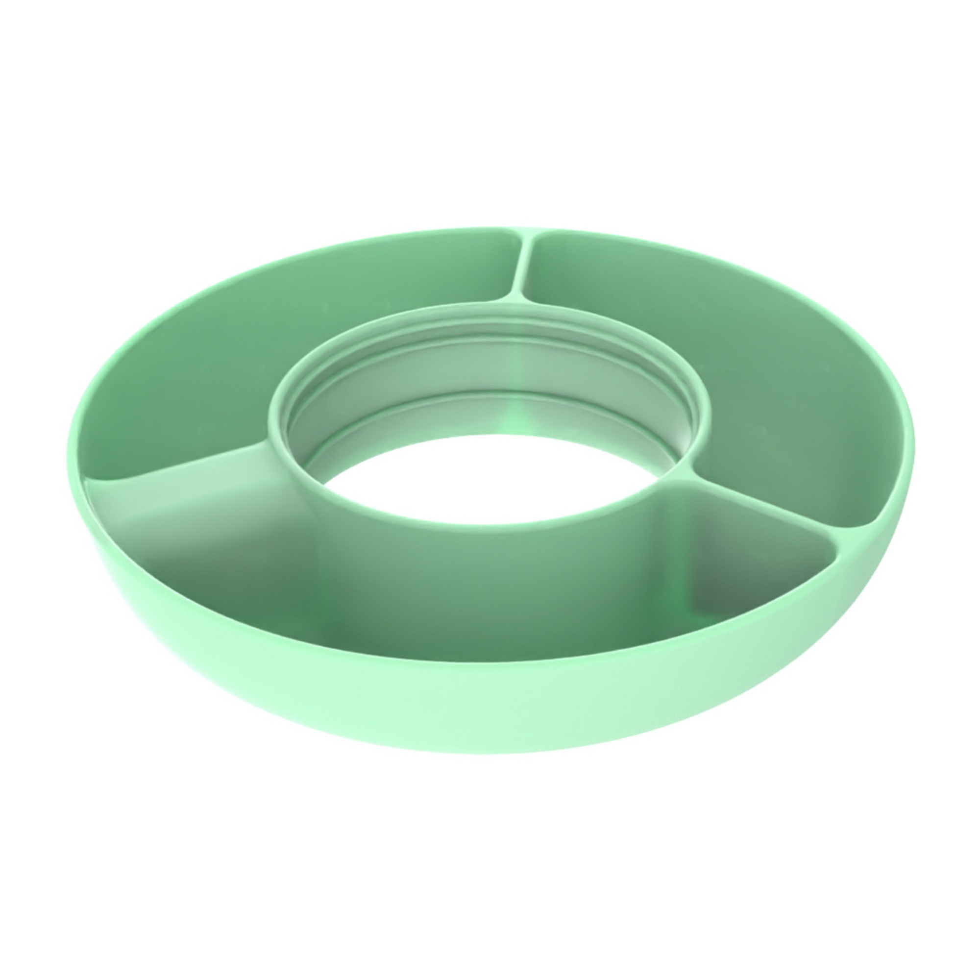 3 Compartment Silicone Snack Tray 3