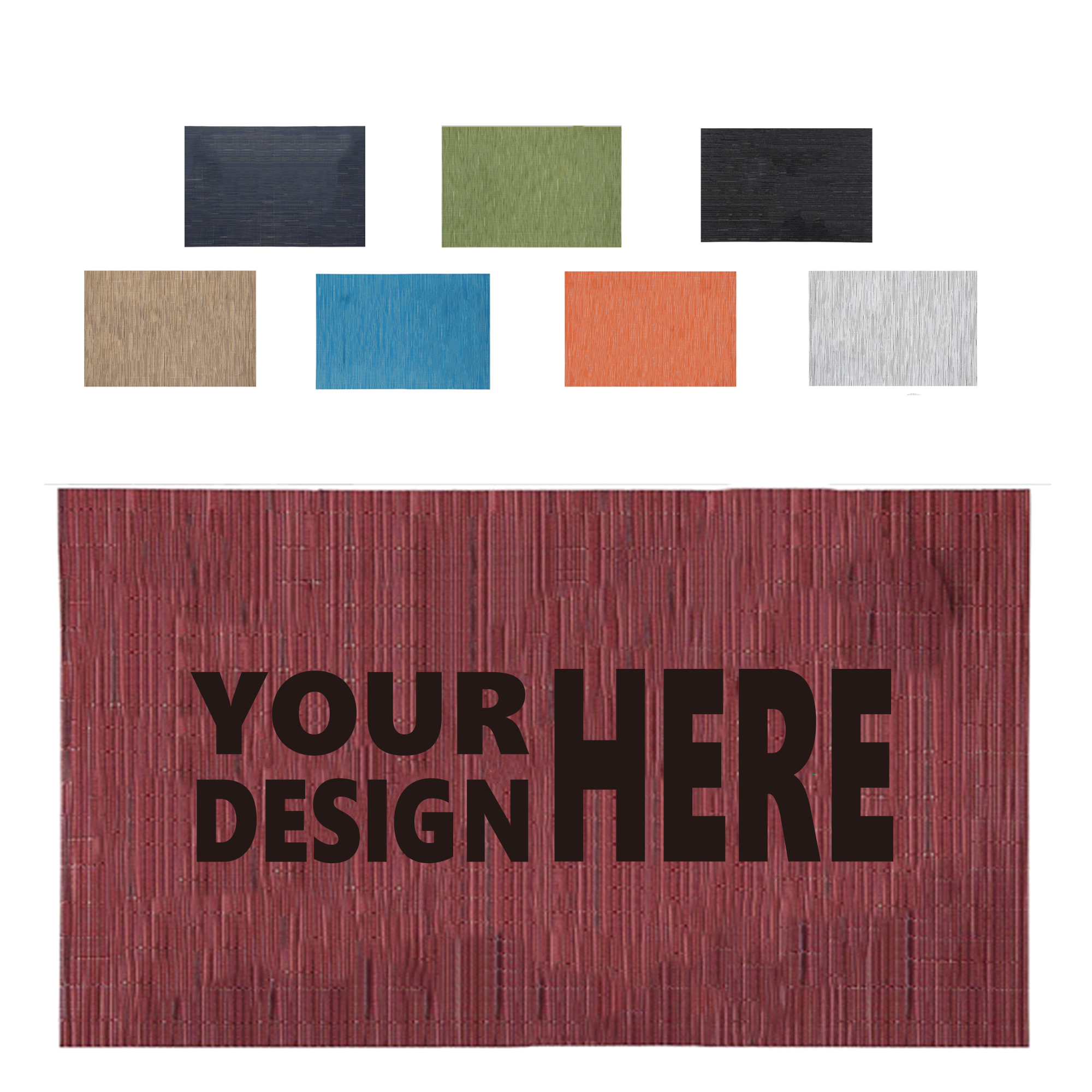 PVC Woven Placemat - Square Design 2