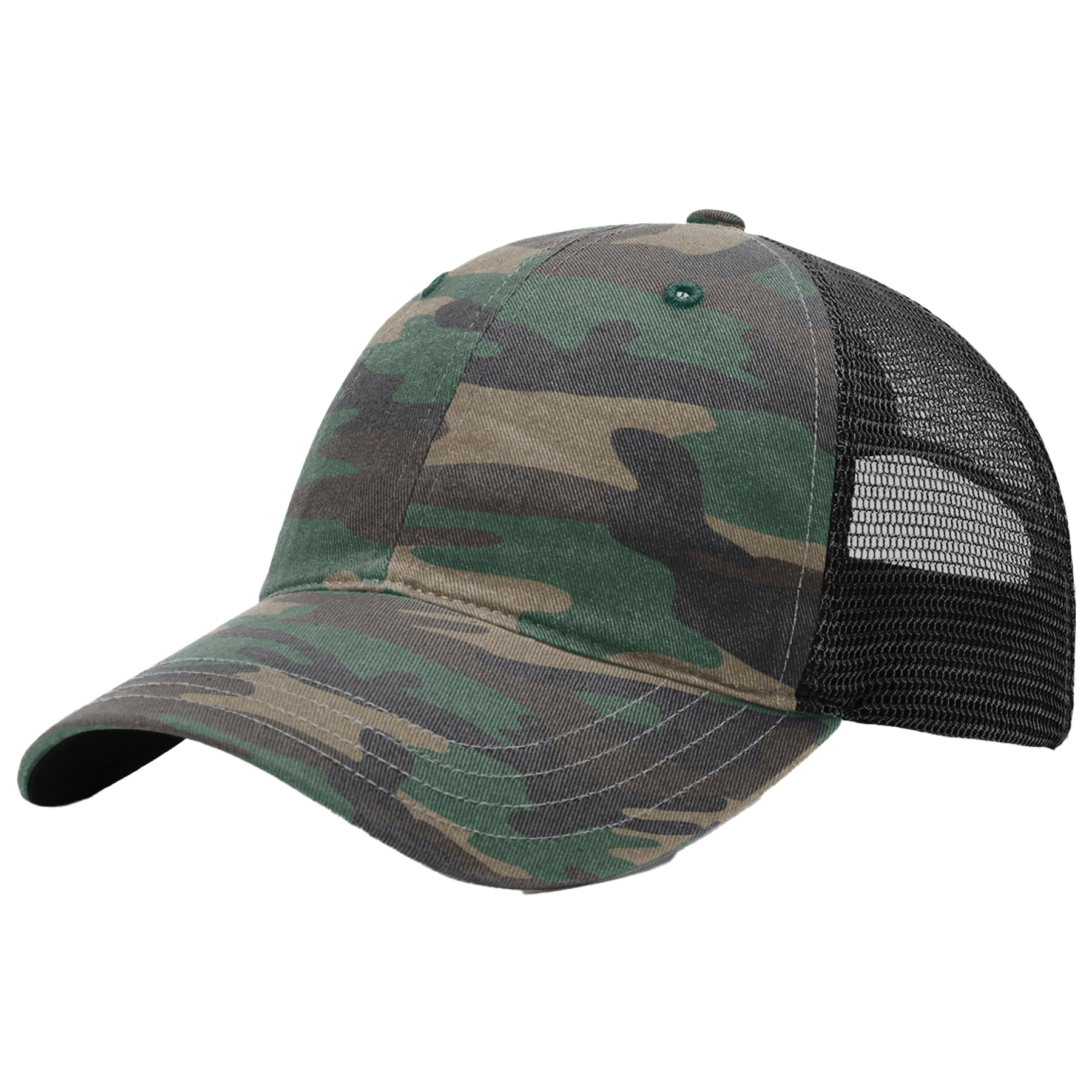 Richardson Garment Washed Printed Snapback Trucker Cap 3