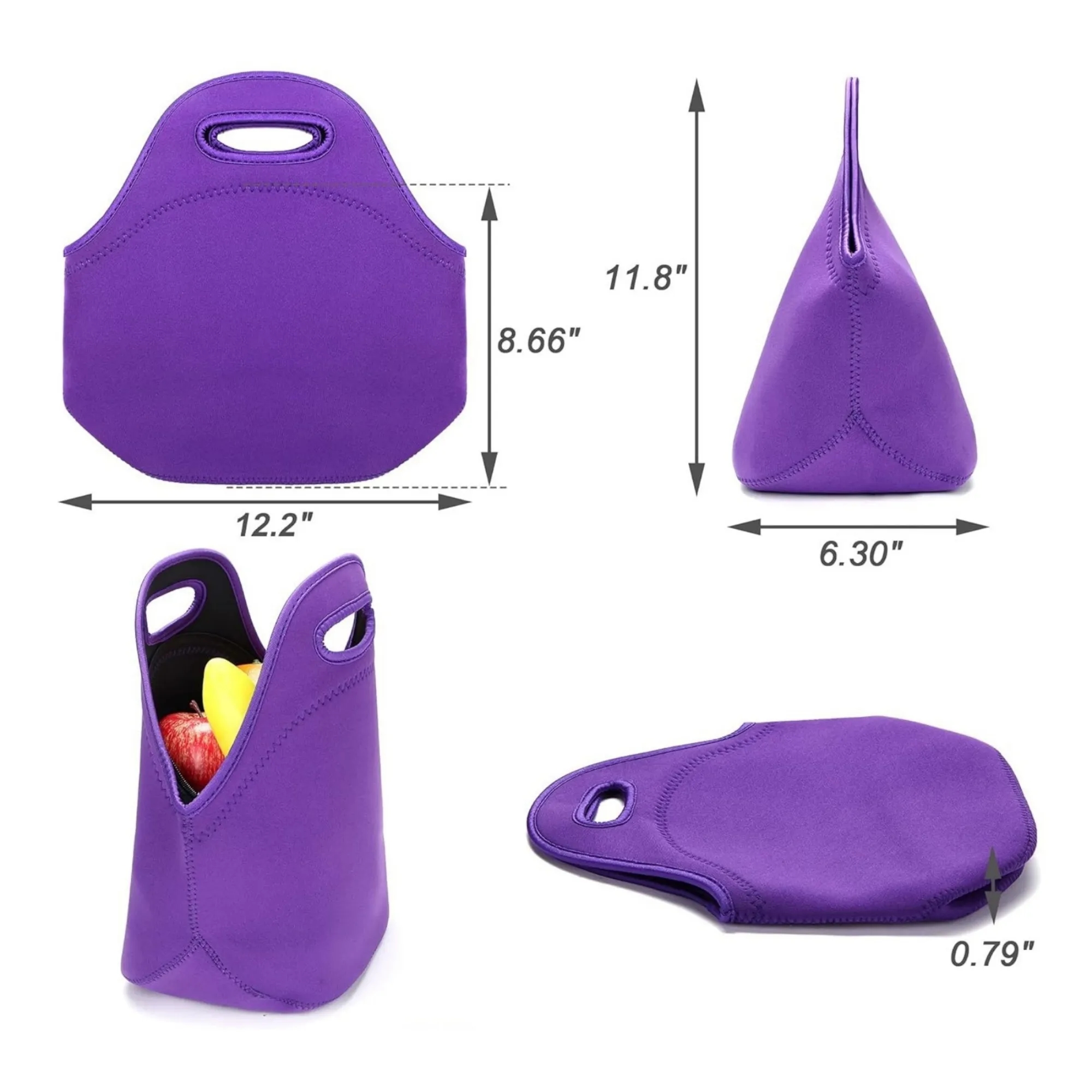 Premium Insulated Neoprene Lunch Bag 12