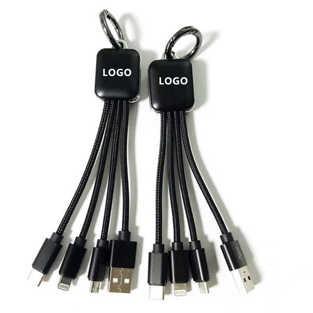 Led Flashing Logo 3 In 1 Charger Cable 2