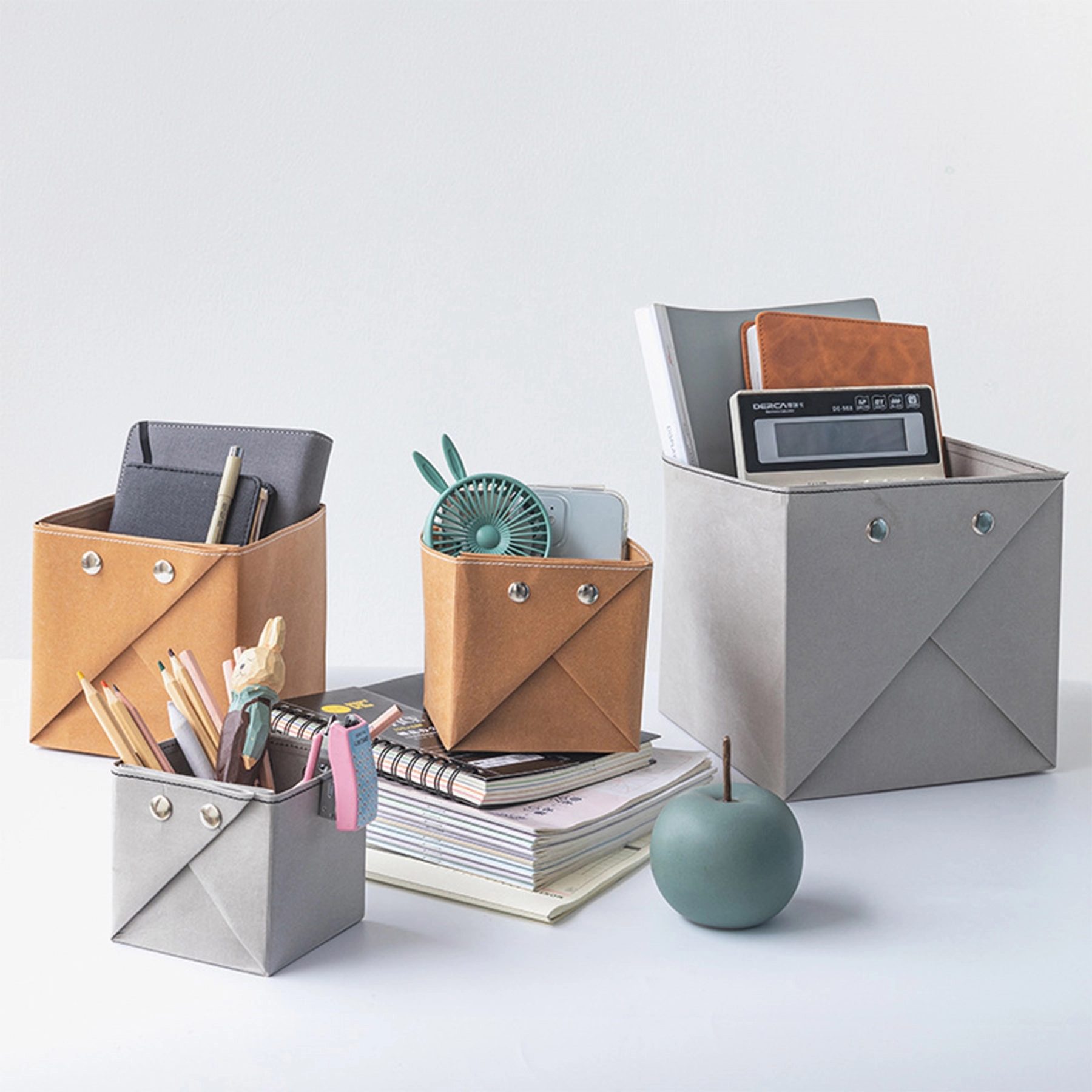 Washable Kraft Paper Foldable Organizers 4