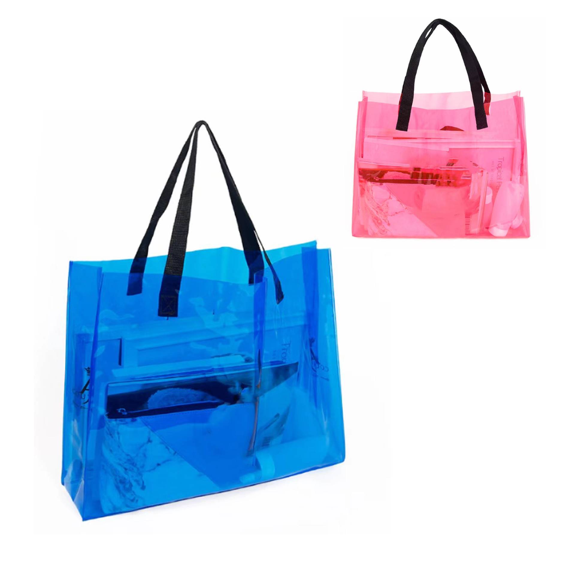 Women's Clear PVC Tote Bag 3