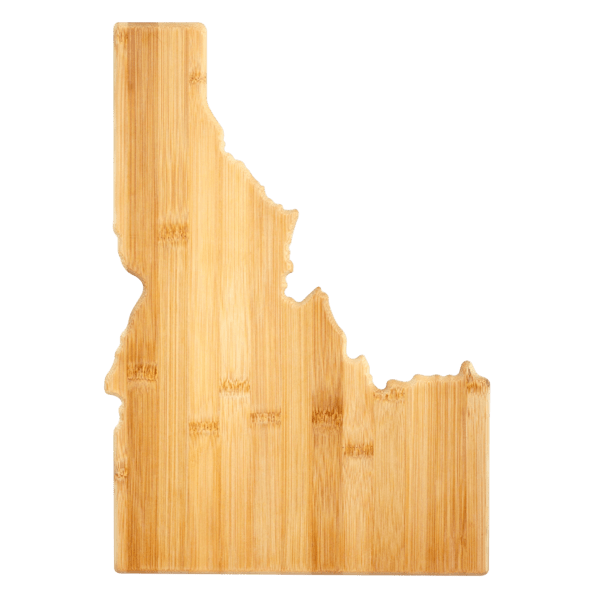 U.S. State Shaped Bamboo Cutting and Serving Boards 410