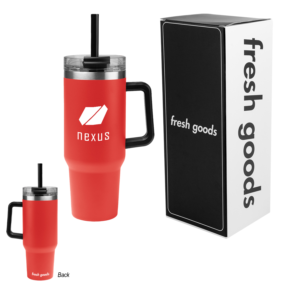 Fresh Goods 40 Oz. Intrepid Stainless Steel Tumbler 19