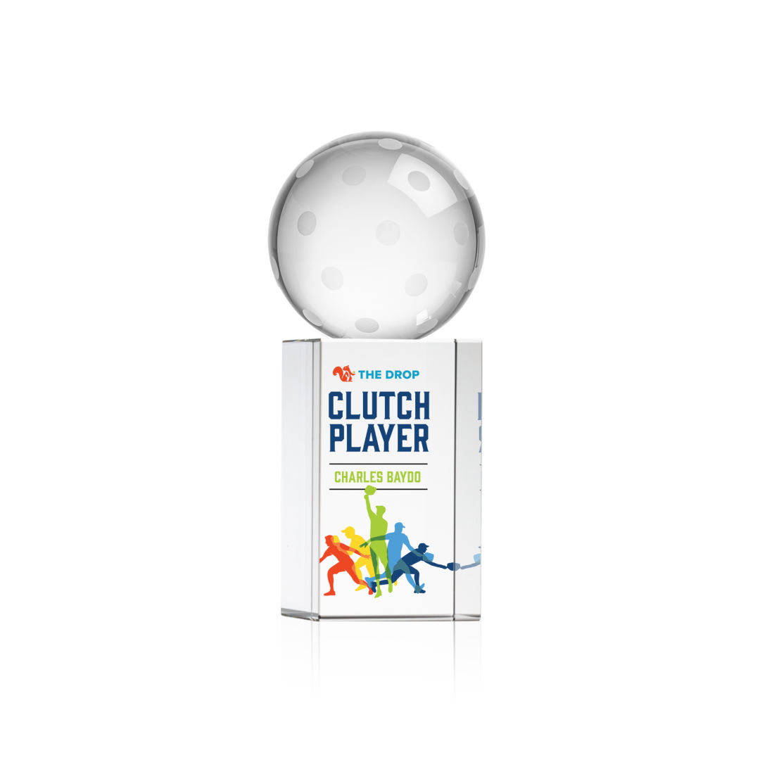 Pickleball VividPrint™ Award on Dakota Base 6