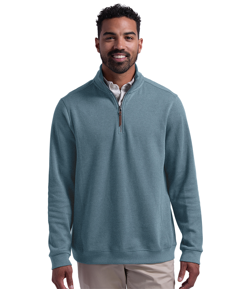 Men's Hudson Quarter Zip Pullover, custom hoodie or sweatshirt with logo imprint 55