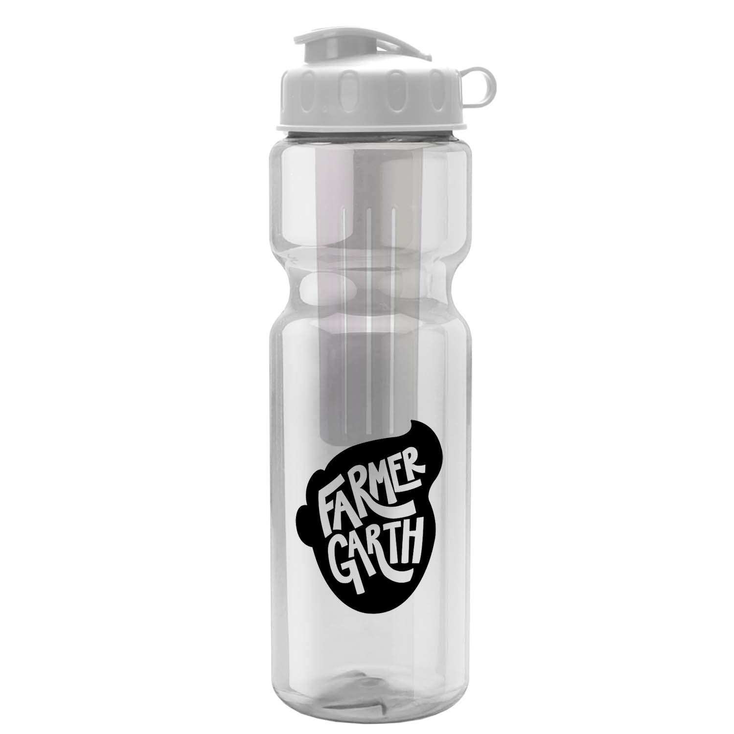 Champion - 28 oz. Transparent Bottle with Flip and Infuser 5