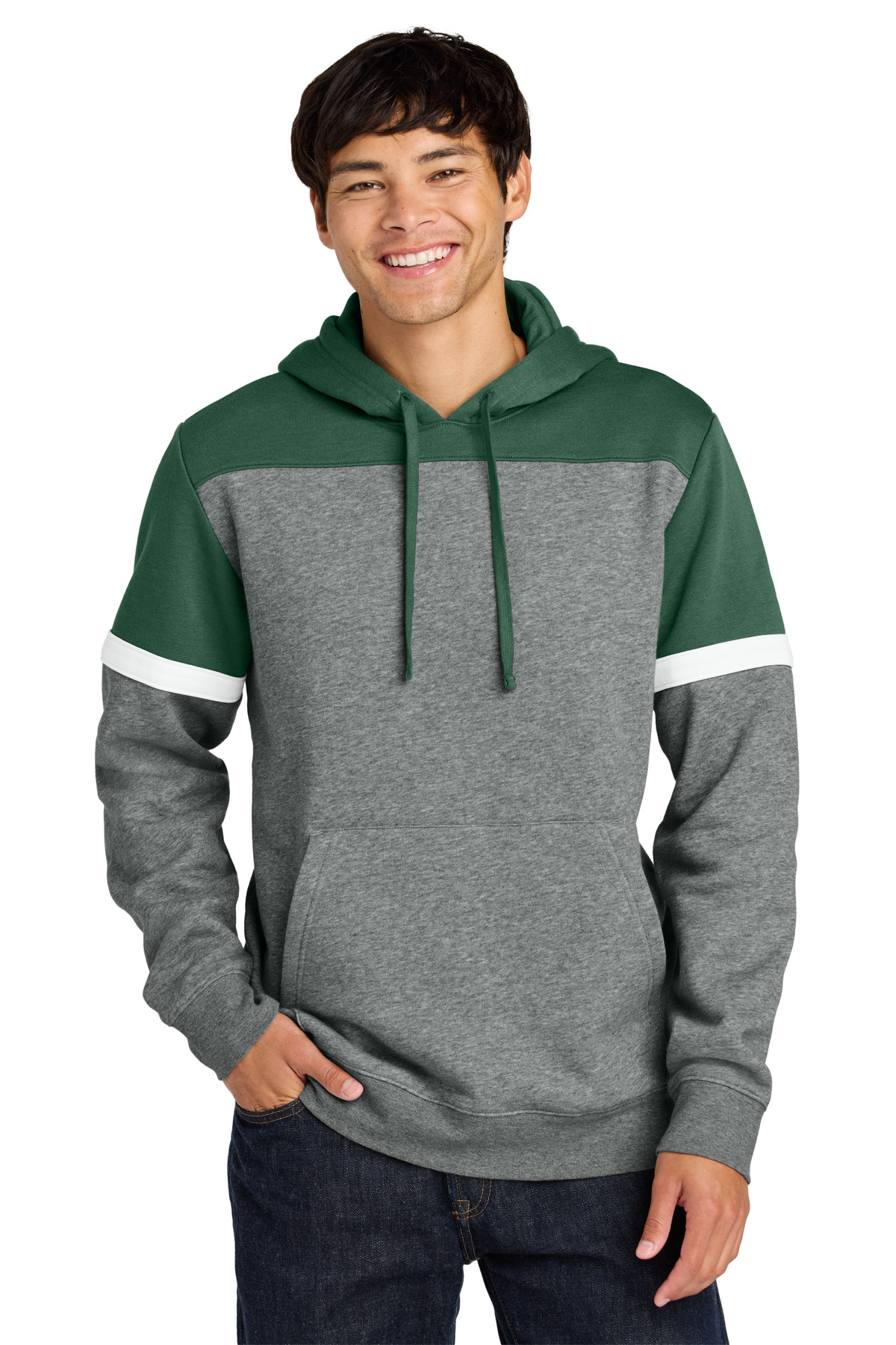 Sport-Tek Drive Fleece Colorblock Hoodie STF205 19
