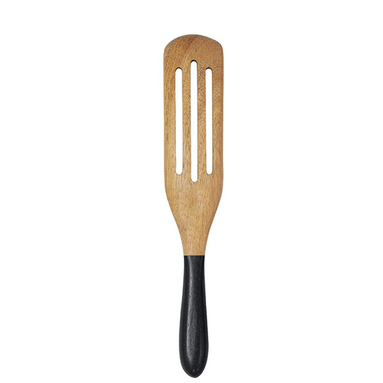 Color Handle Wooden Spurtle Set WithReusable Bag 4/Pack, custom kitchen gadget with logo imprint 5