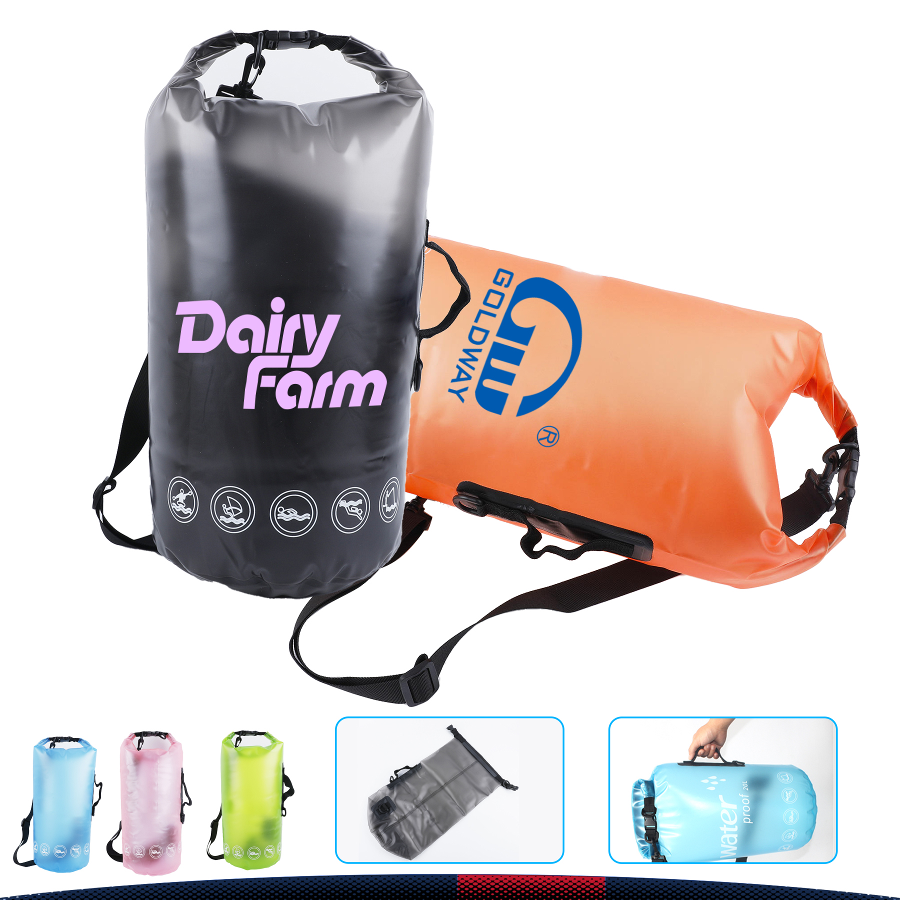PVC Frosted Hiking Bags 3