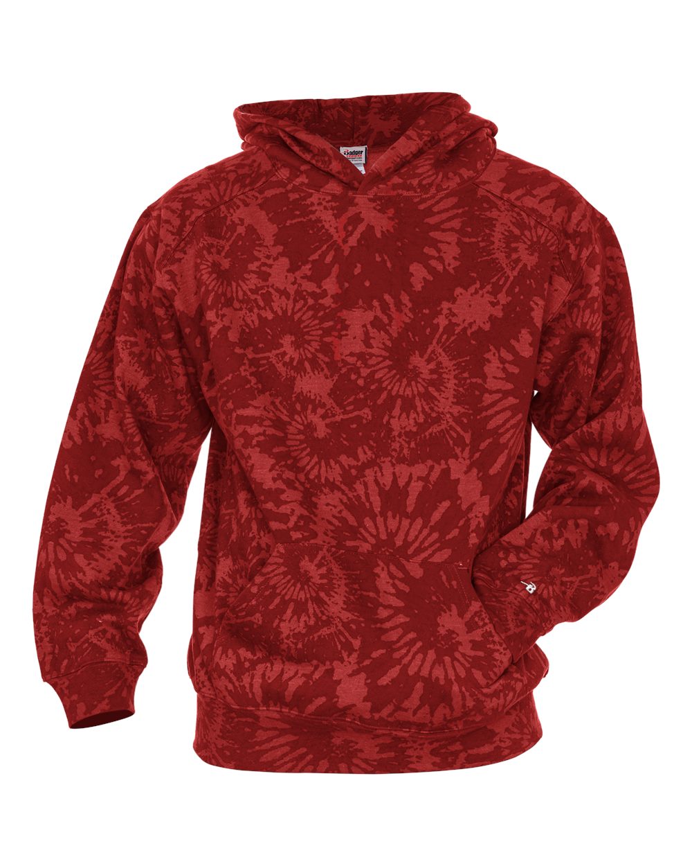 Youth Tie-Dyed Triblend Hooded Sweatshirt - 2275 1
