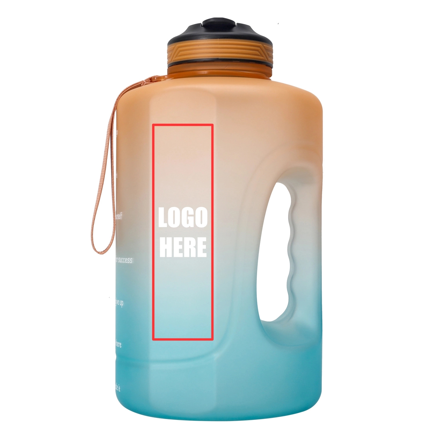 Custom 1 Gallon Water Bottle With Time Marker 11