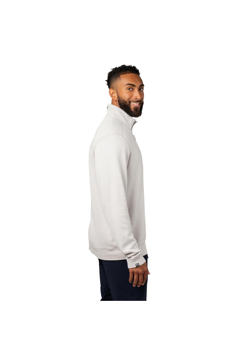 Storm Creek Men's Shoreliner Cotton/Bamboo Blend Quarter Zip, custom hoodie or sweatshirt with logo imprint 4