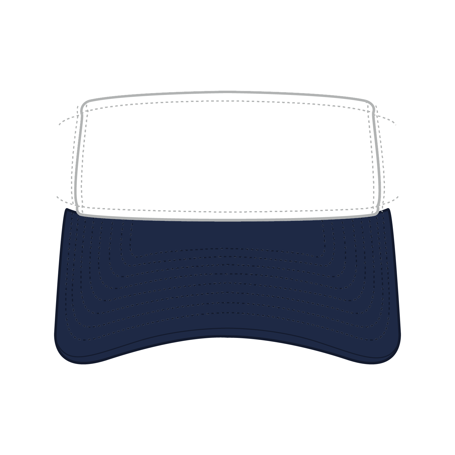 OTTO CAP® OTTO FLEX® Fitted Sun Visor 15