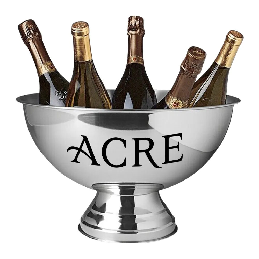 Stainless Steel Ice Bucket Bowl 4