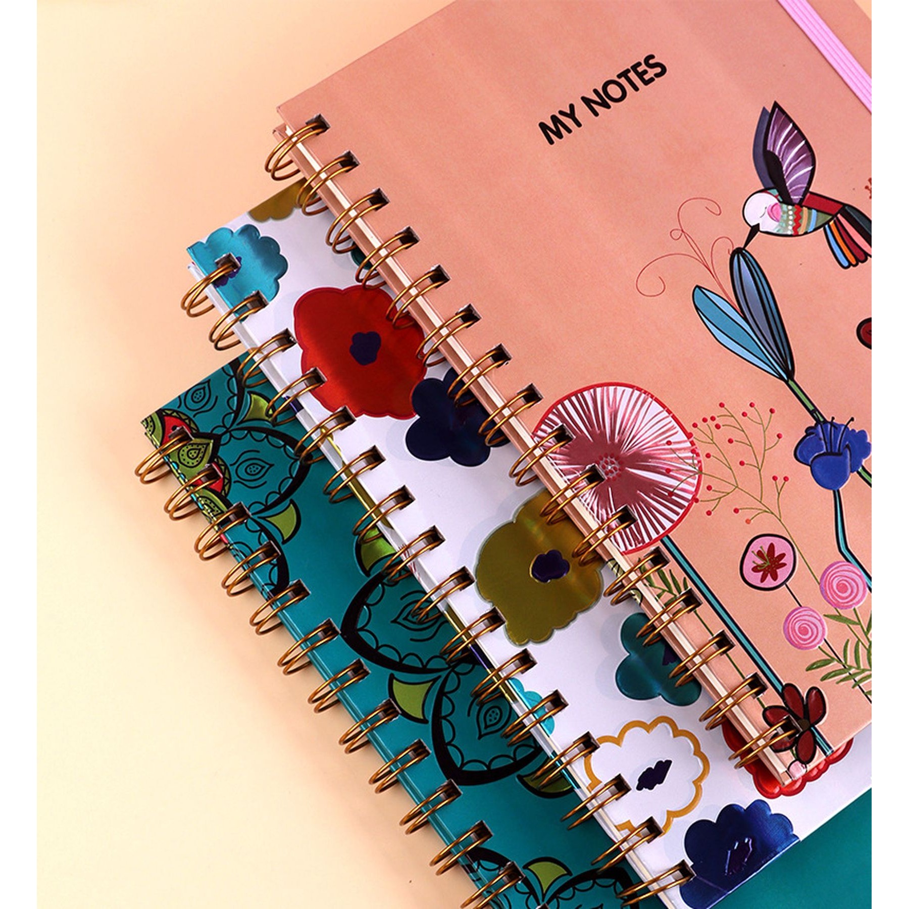 A5 Spiral Notebook Hardcover 160 Pages Spiral Journal 12