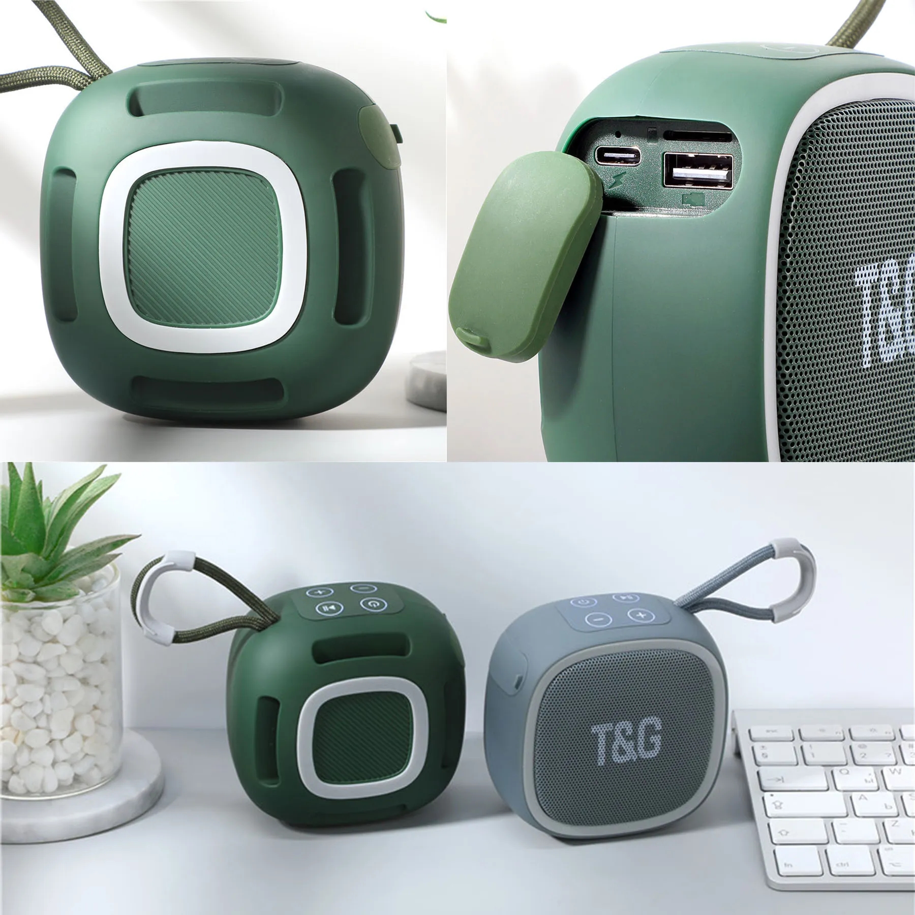 Portable Speaker with Deep Bass 7