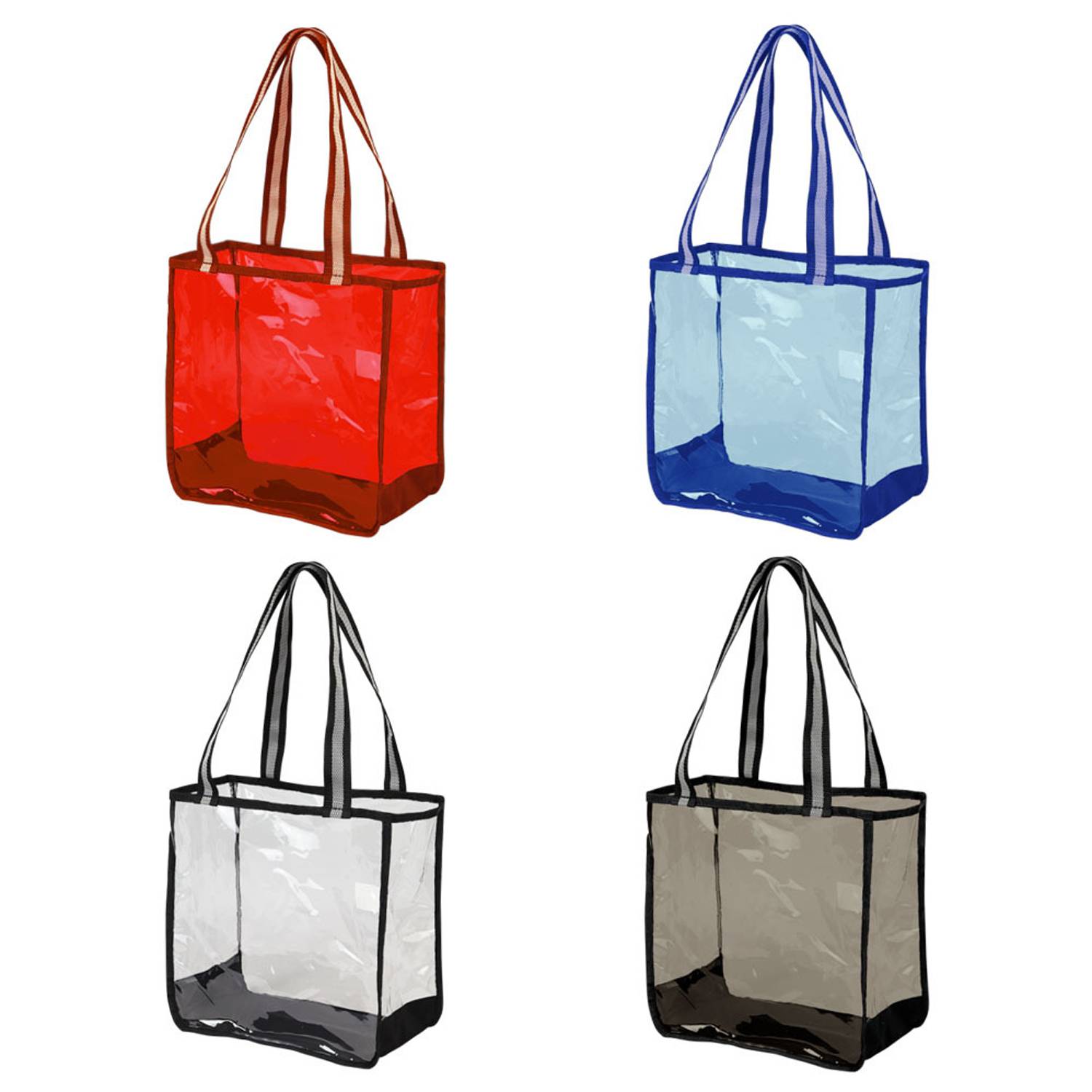 Trendy Large PVC Clear Shoulder Tote Bag for Daily Use 4