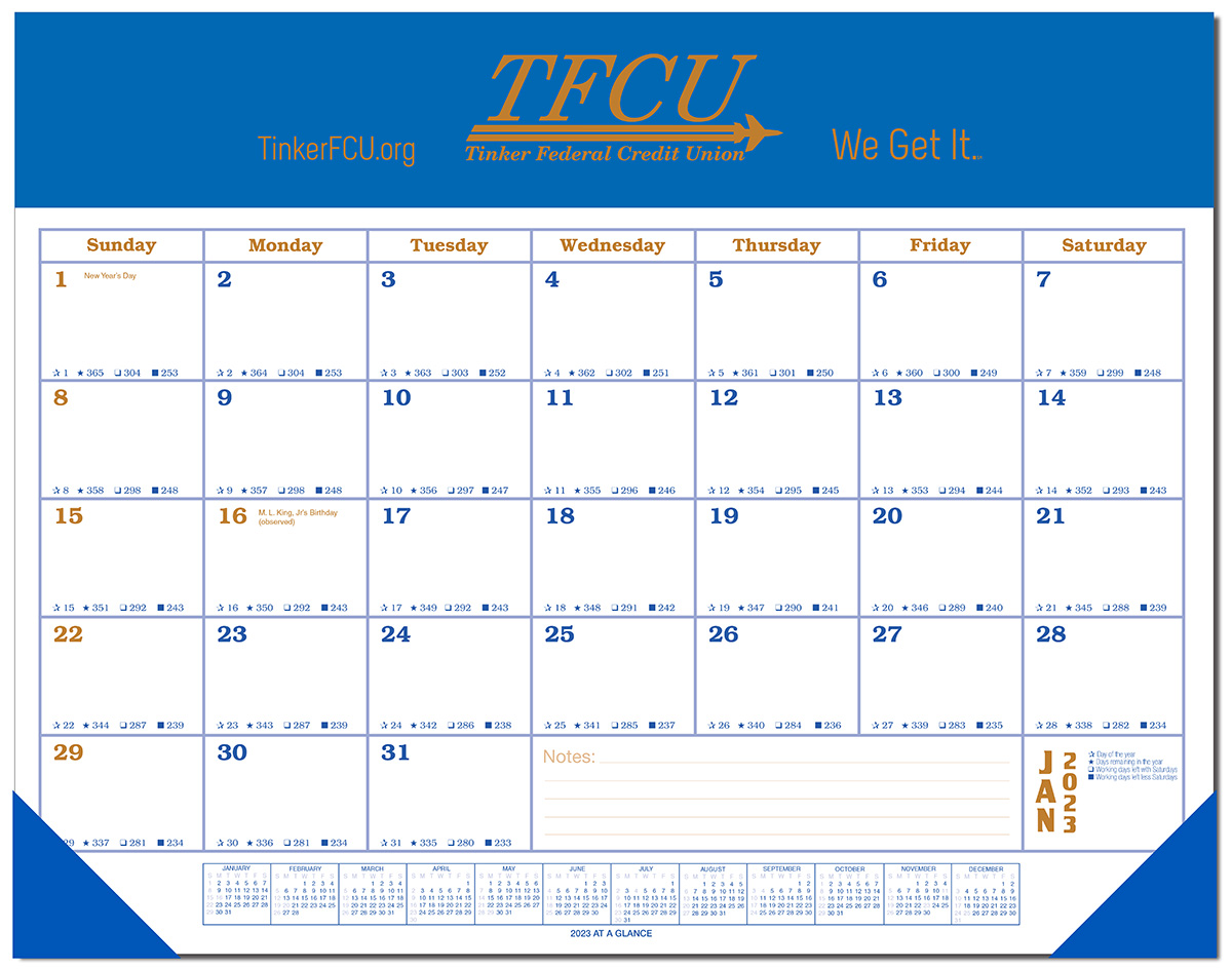 12 Month Calendar Vinyl Planner