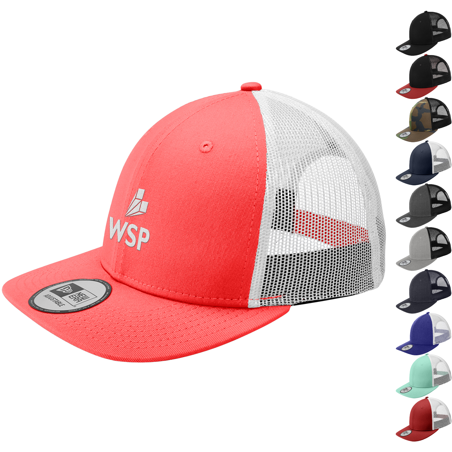 New Era® Snapback Low Profile Trucker Cap 4
