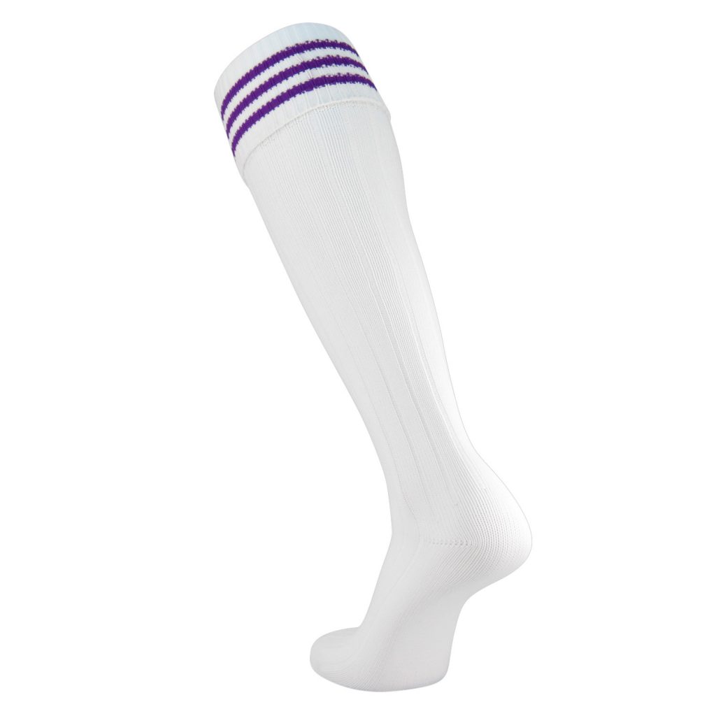 European Striped Soccer Socks Fold Down Top 2