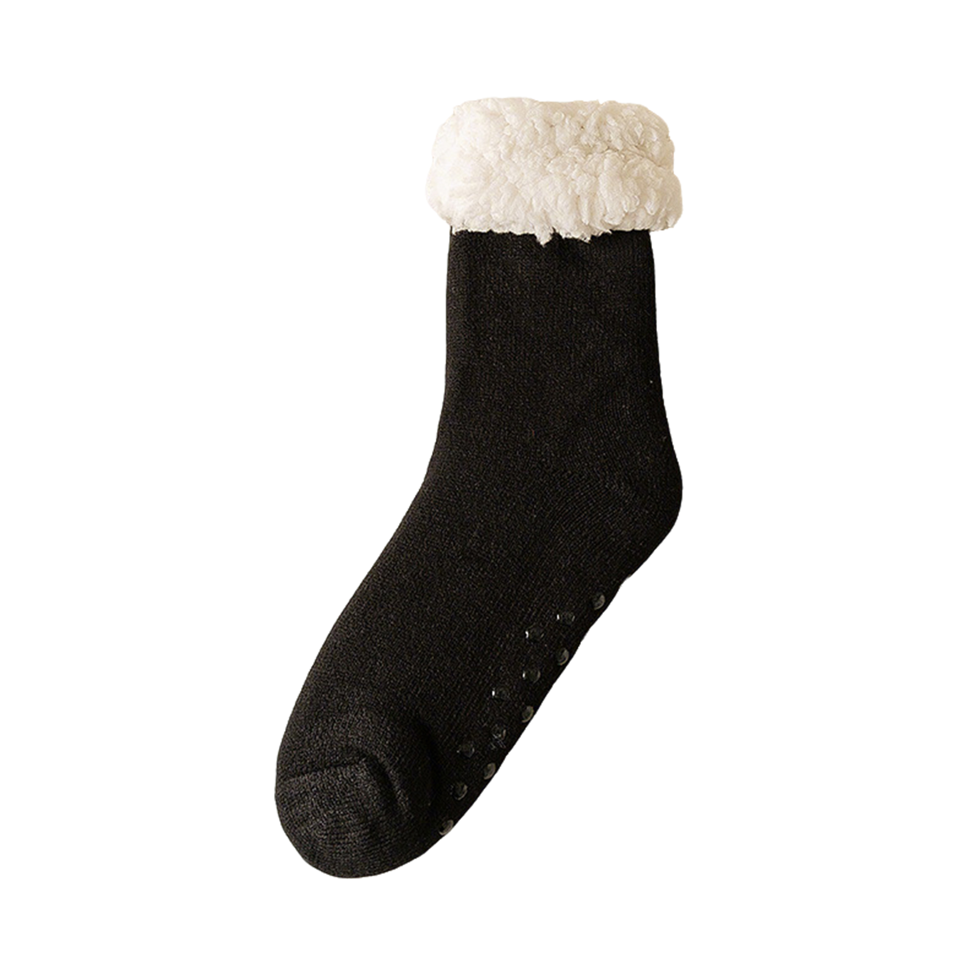 Thick Fleece Lined Slipper Sock 7.87" Length x 8.66" Width 4