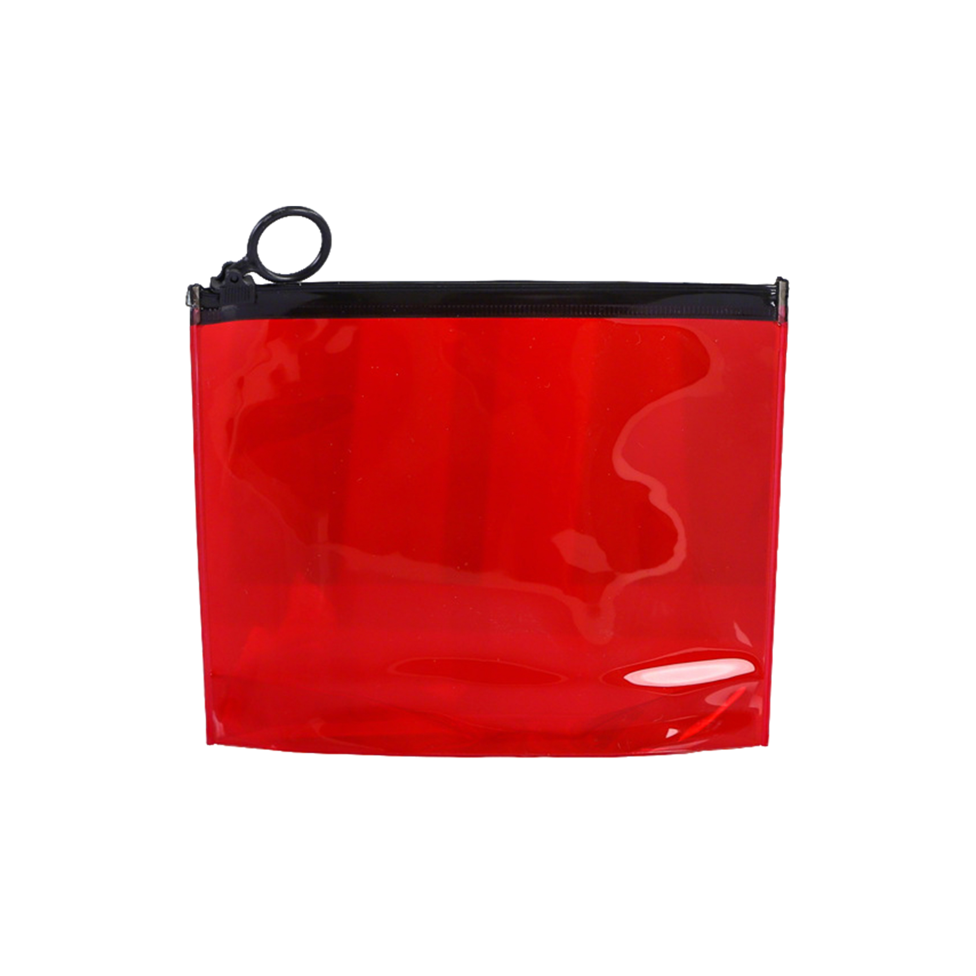 Clear Zipper Cosmetic Organizer With Carry Loop 6