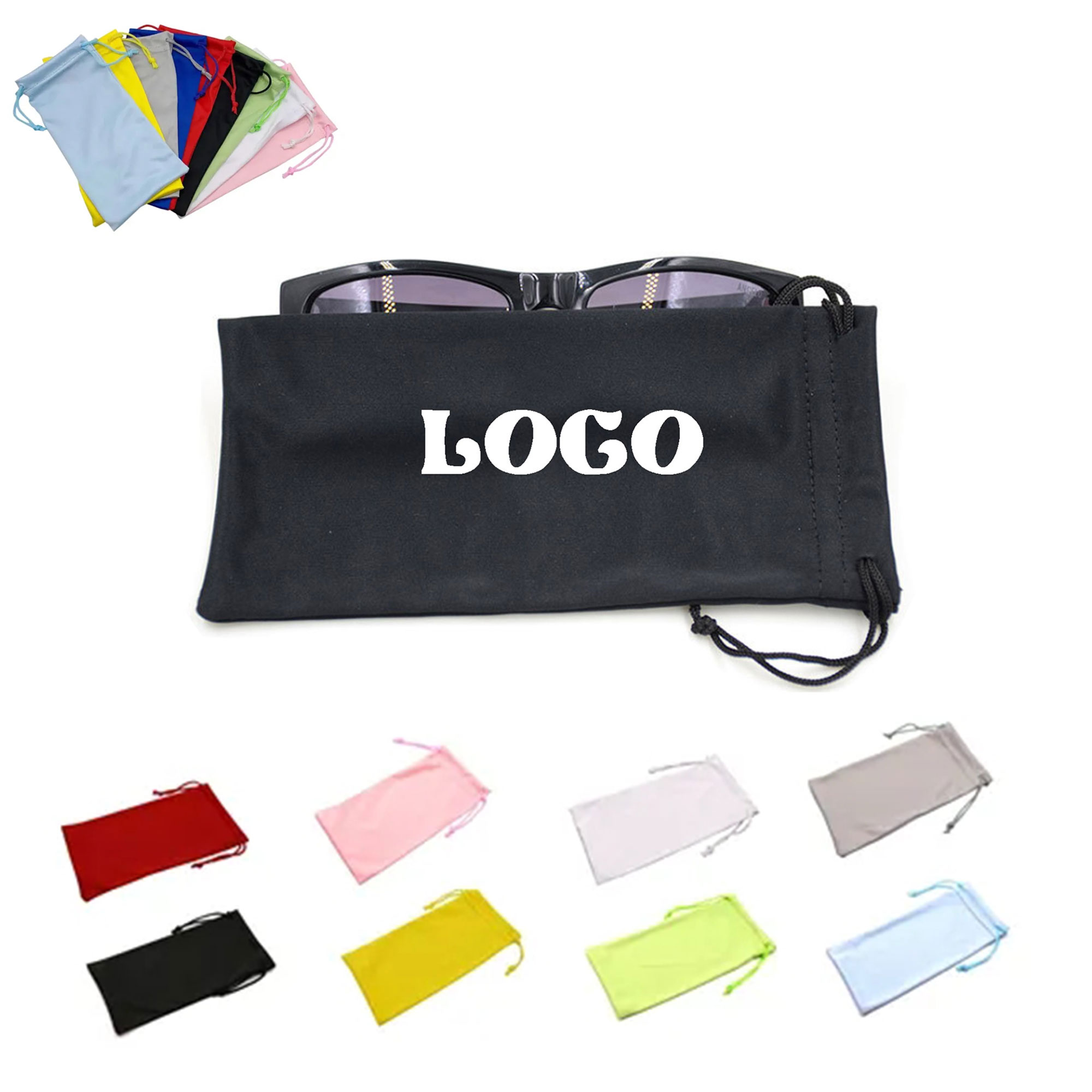 Microfiber Sunglasses Drawstring Pouch 6