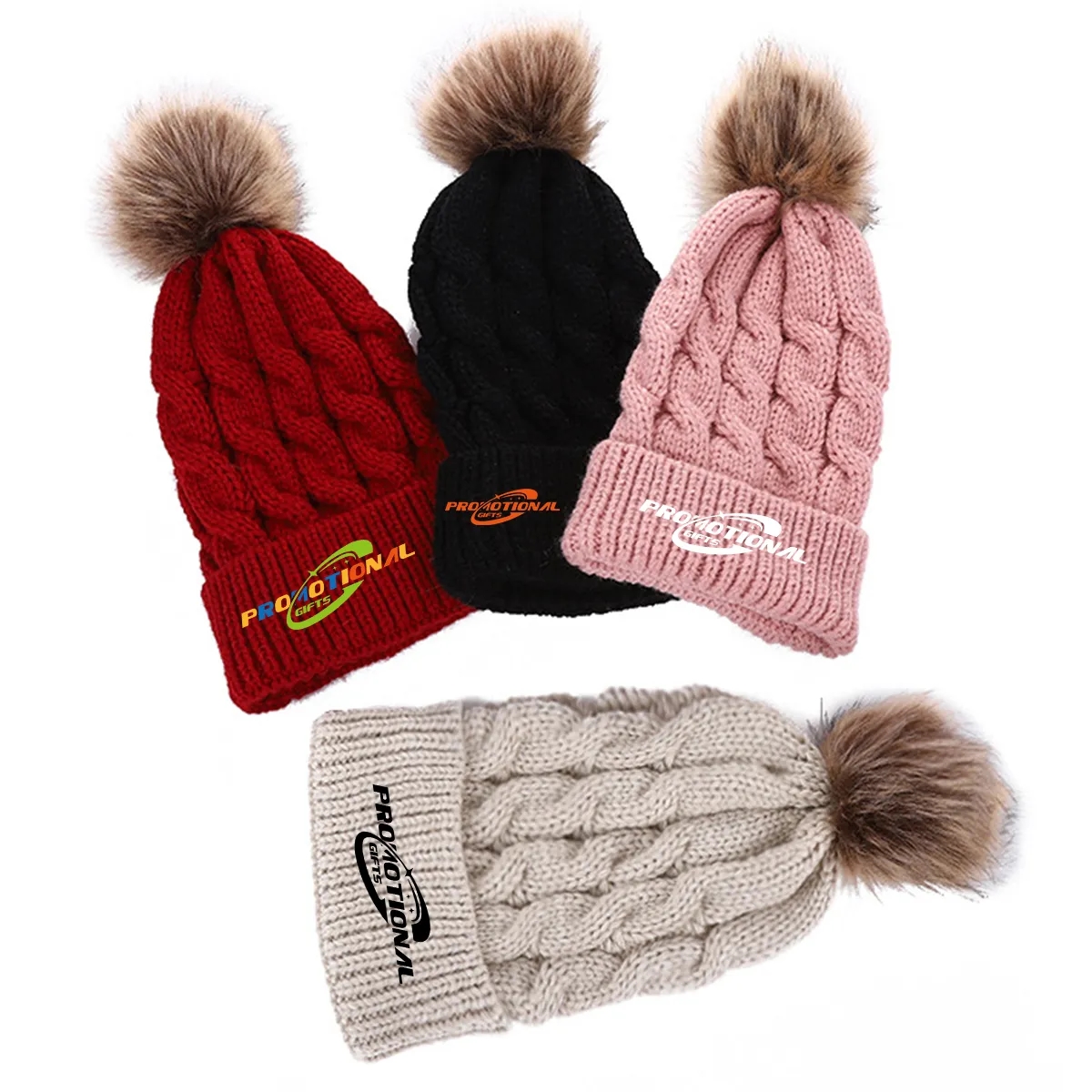 Winter Knit Crossed Soft Warm Ribbed Hat Beanie 1