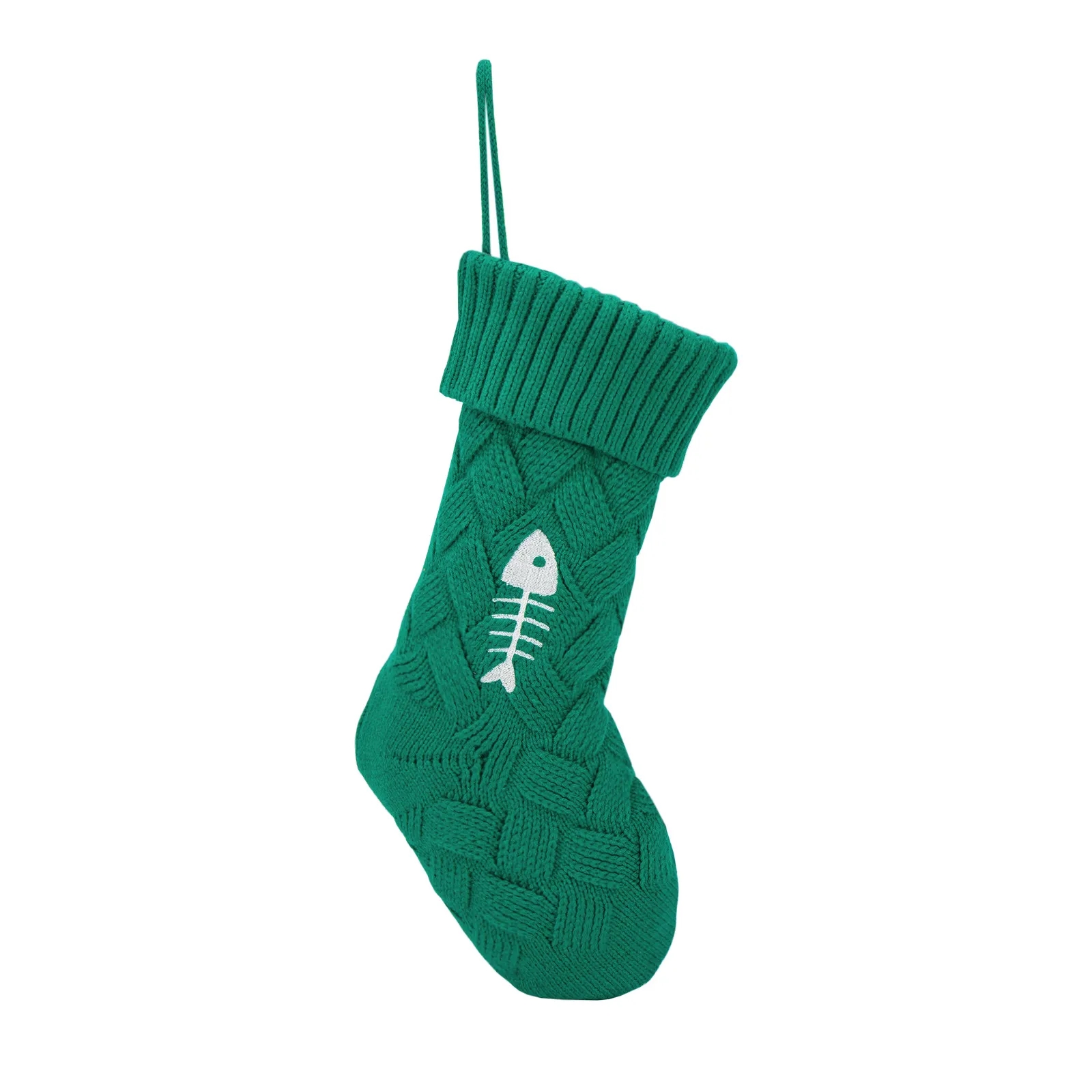 Customized Christmas Knitted Christmas Sock Decorations 2