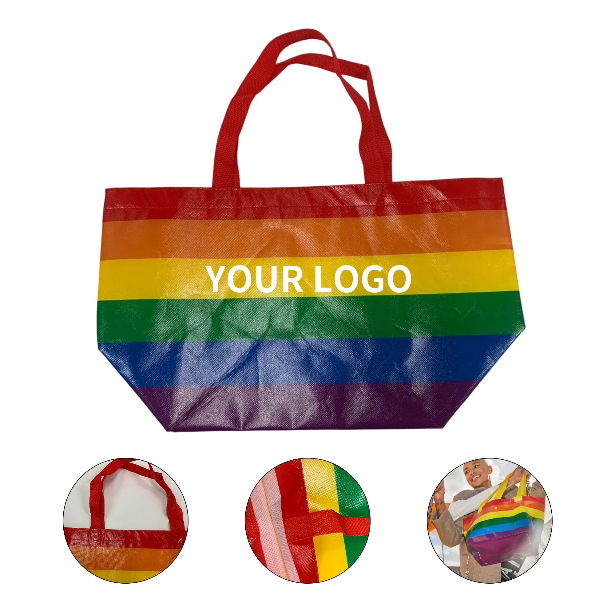 Tote Bag Non Woven Rainbow 2