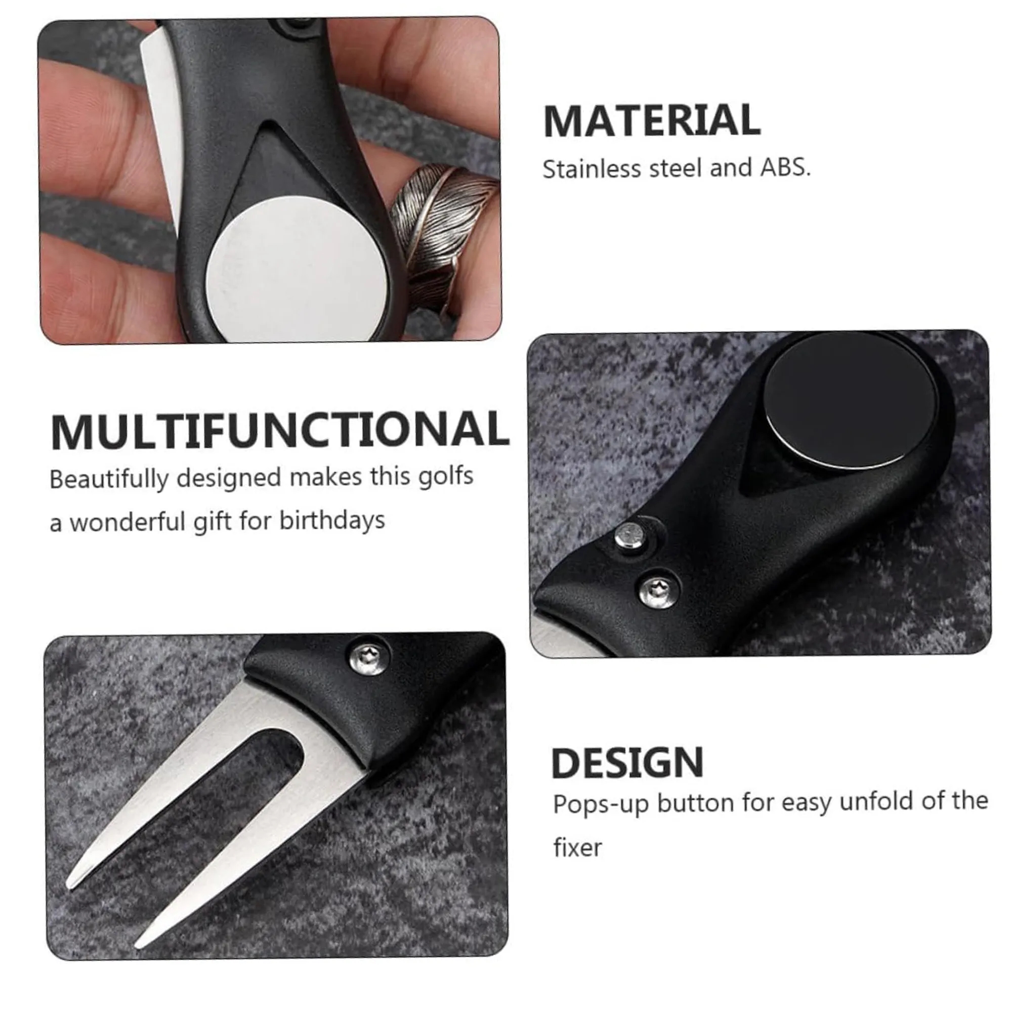 Rust-Resistant Stainless Steel Ball Fork 6