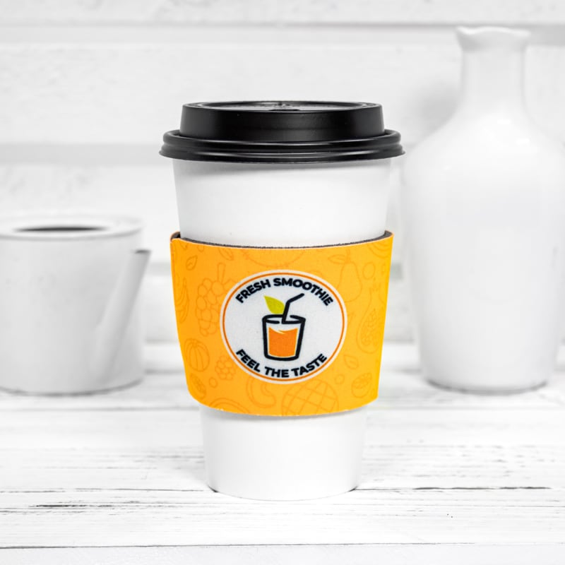 Fluorescent Neon Foam Collapsible Coffee Wraps 27