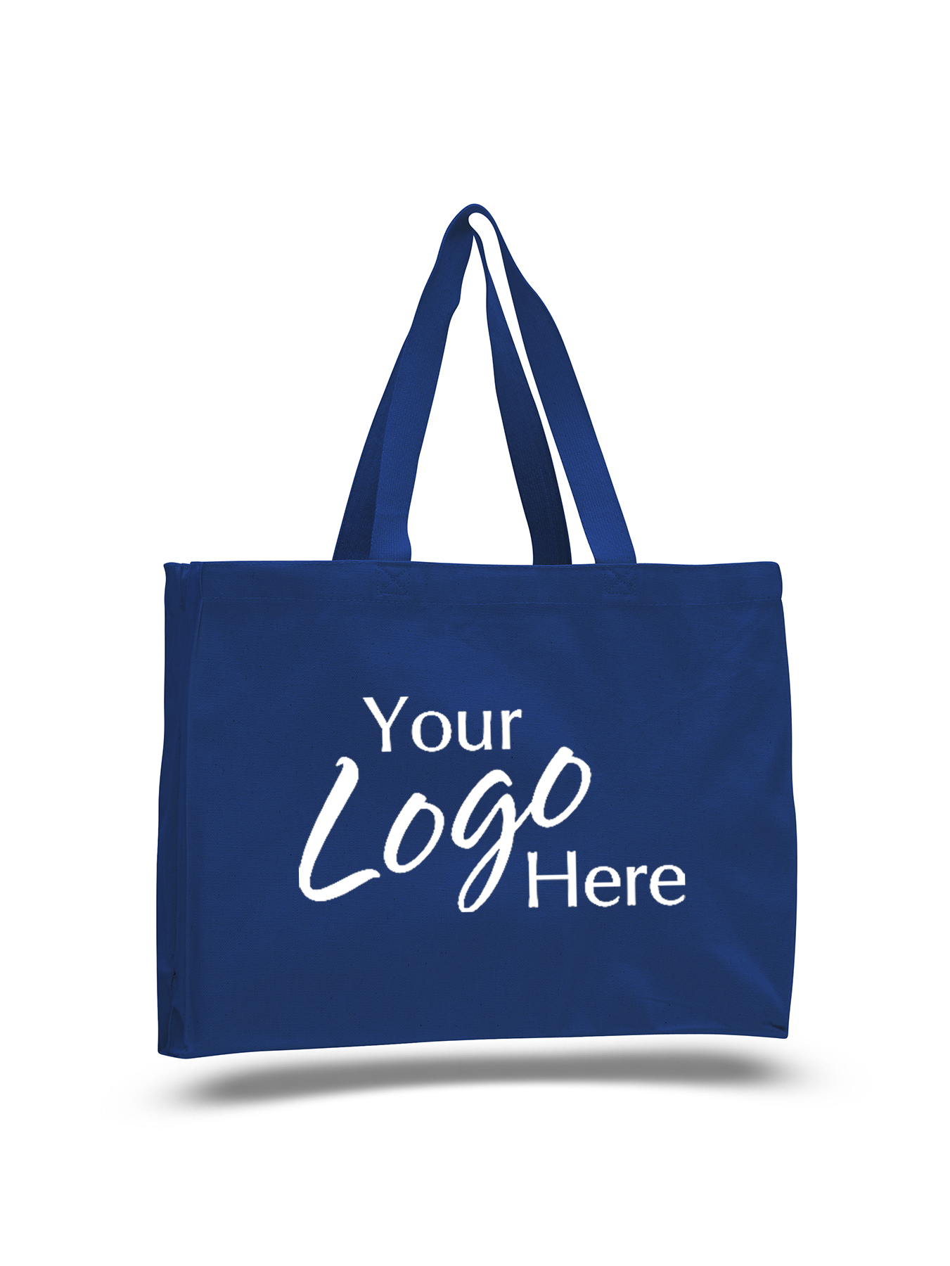 Canvas Tote Bag 15" W x 12" H with 4" Gusset, custom tote bag with logo imprint 19