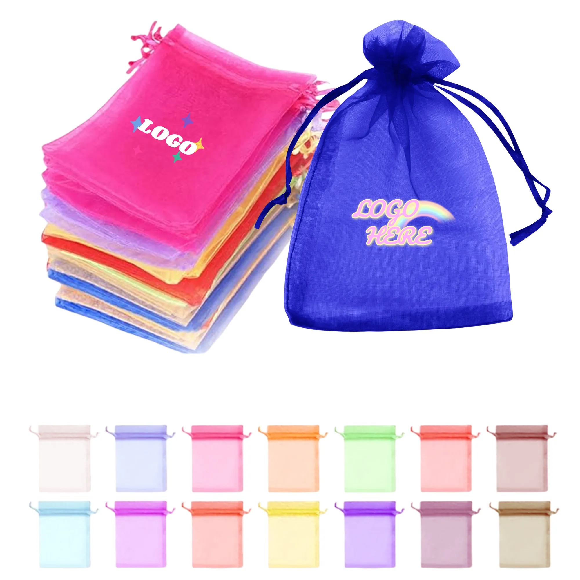 Organza Drawstring Pouch MOQ100