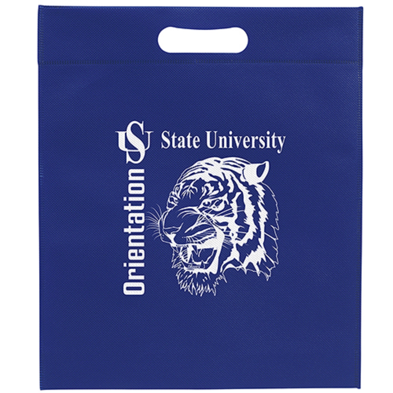13W x 15H x 3 - Non-Woven Die Cut Bag- Screen Print